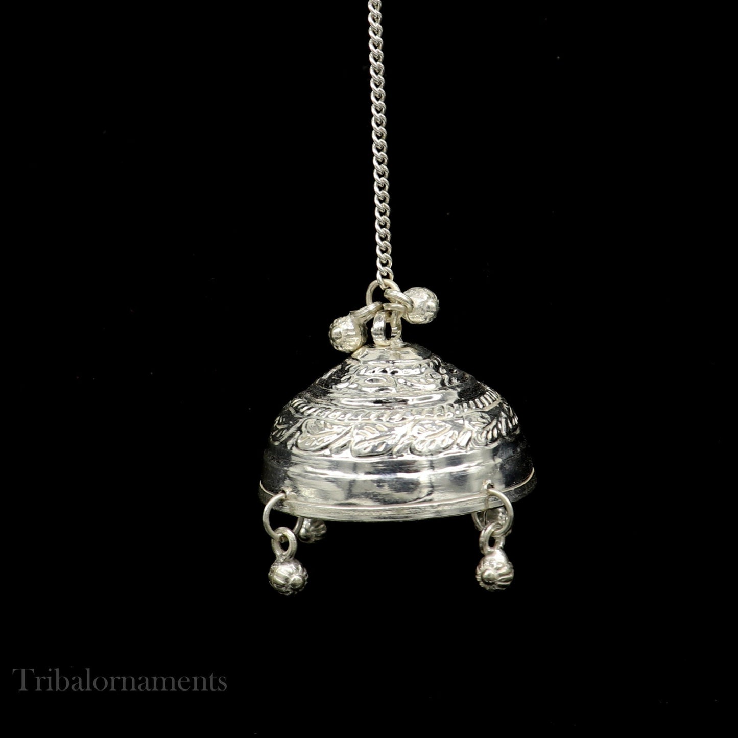 Sterling Silver chattar or chhatra, silver umbrella god temple art, Gorgeous hand craved Solid silver temple article, temple utensils su519 - TRIBAL ORNAMENTS
