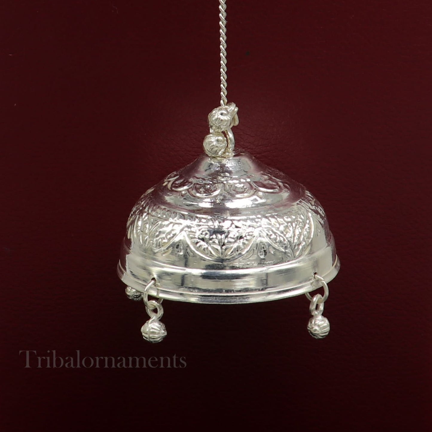 Sterling Silver chattar or chhatra, silver umbrella god temple art, Gorgeous hand craved Solid silver temple article, temple utensils su520 - TRIBAL ORNAMENTS