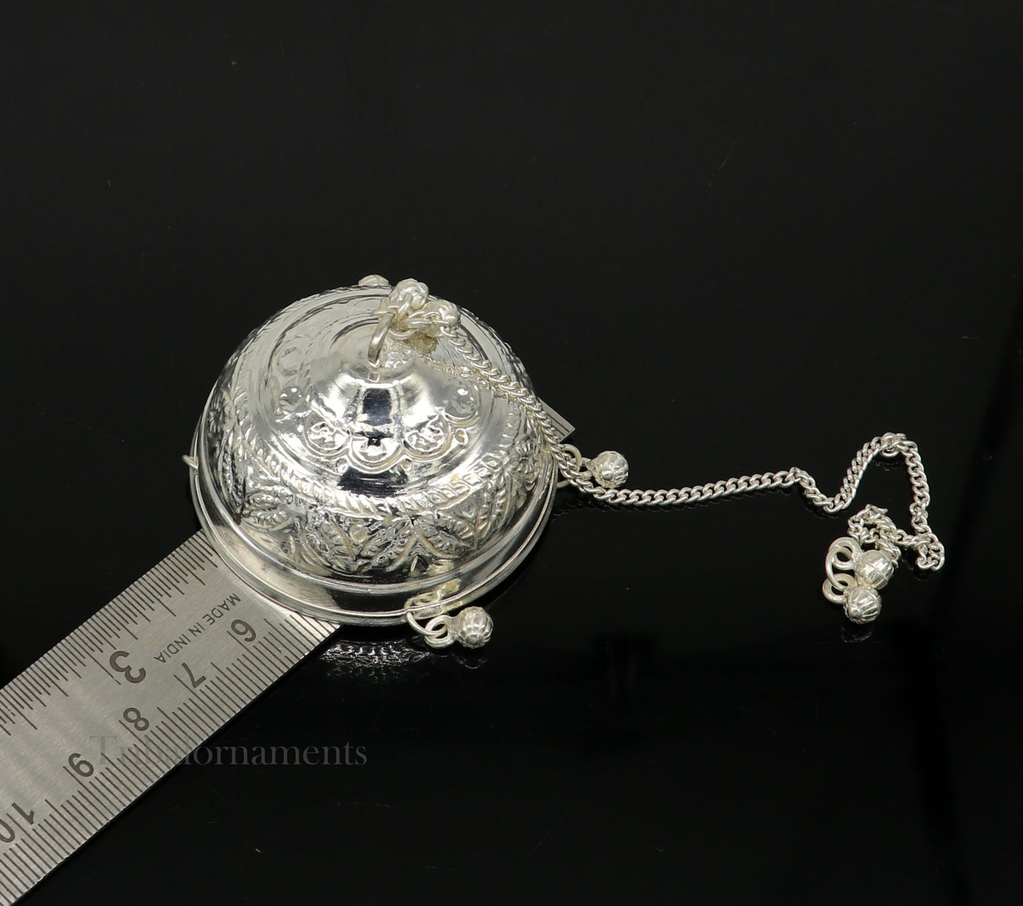 Sterling Silver chattar or chhatra, silver umbrella god temple art, Gorgeous hand craved Solid silver temple article, temple utensils su520 - TRIBAL ORNAMENTS