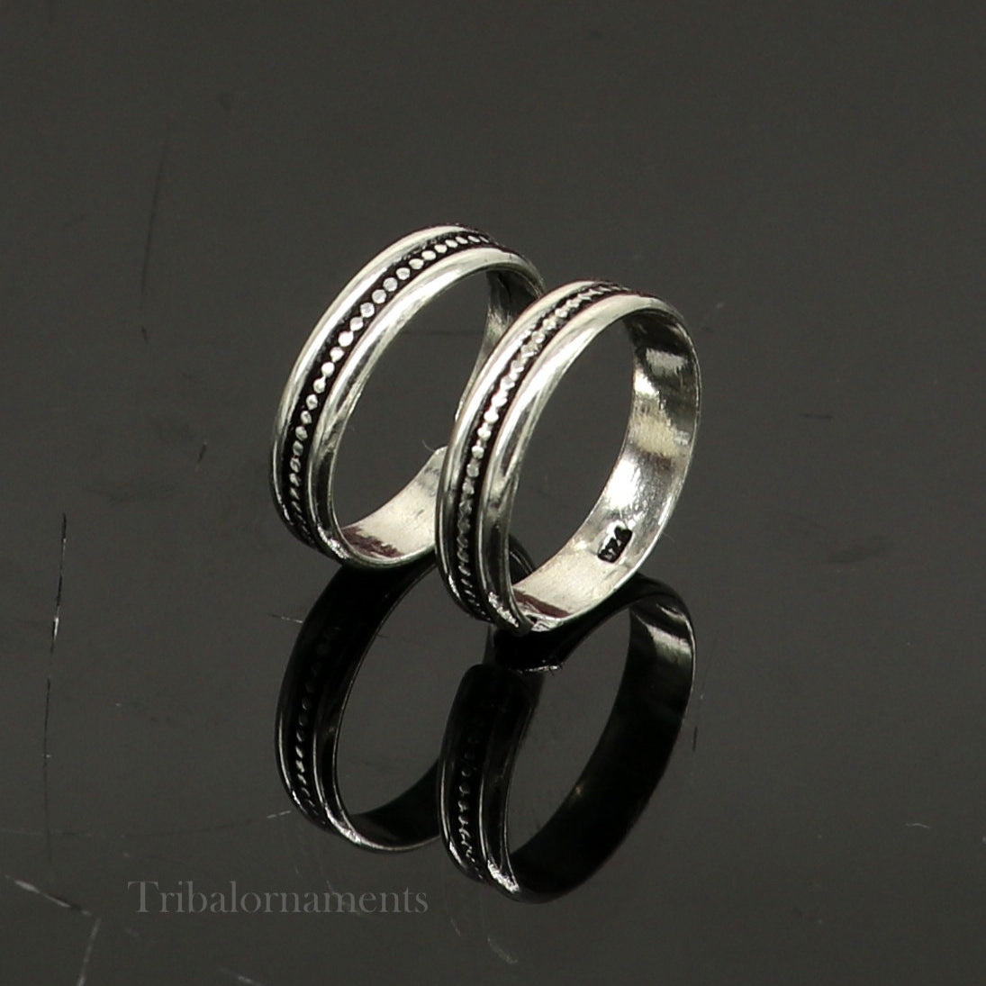 Best brides toe ring, 92.5 sterling silver customized adjustable vintage antique style handmade toe ring band for girl's women's toer110 - TRIBAL ORNAMENTS