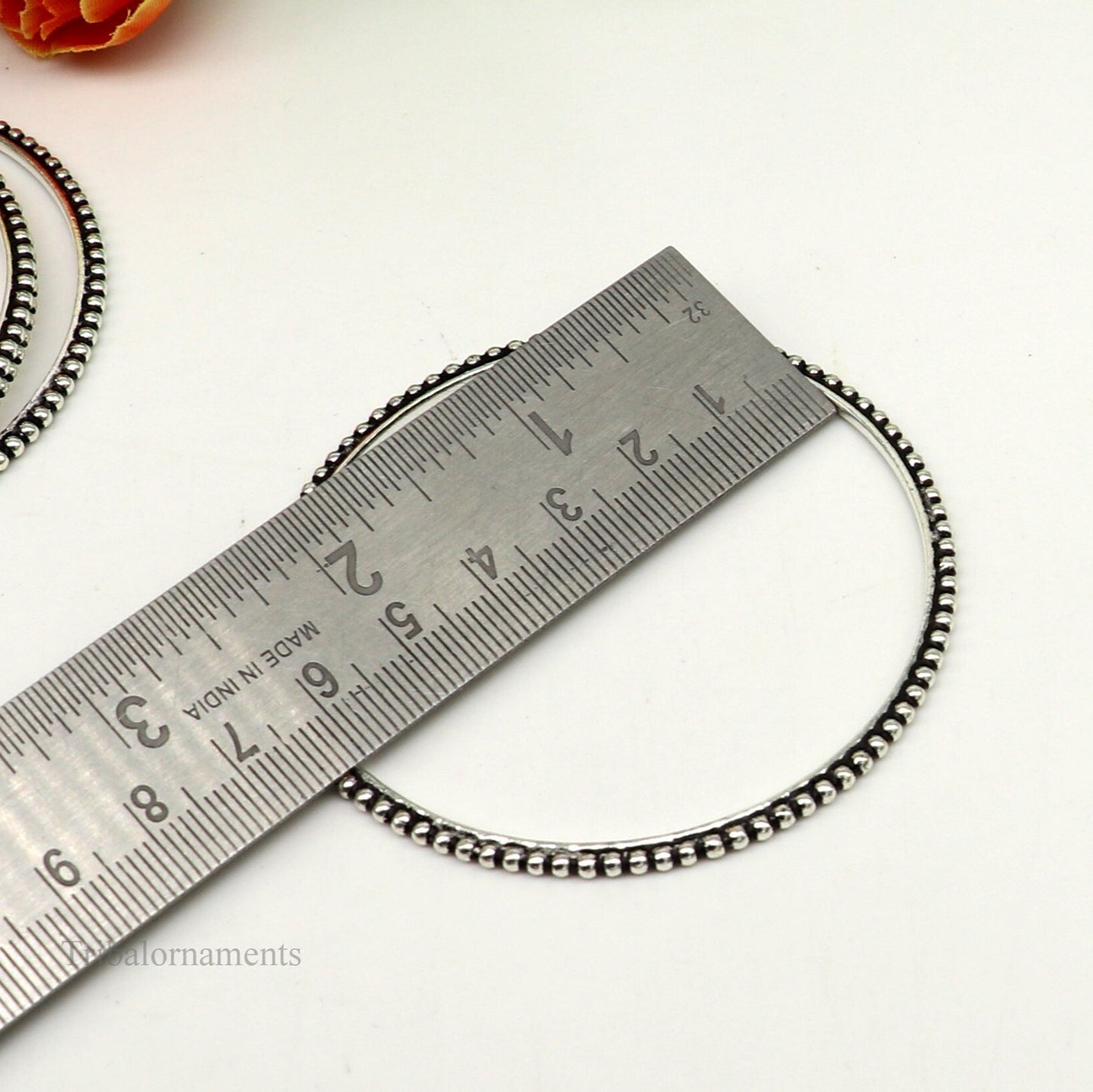 925 sterling customized waved silver balls work stylish designer bangle bracelet pure silver gifting jewelry, brides made bangles nba177 - TRIBAL ORNAMENTS