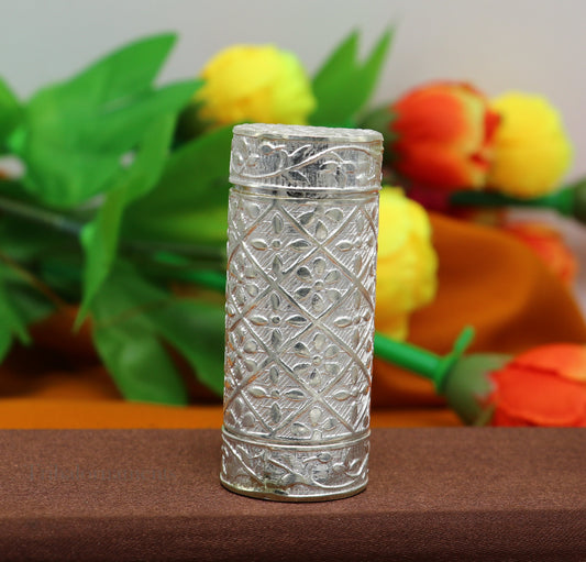 925 solid silver handmade royal 2 in use pill box, Tobacco box, storage box silver utensils, silver box, personal box men's accessory stb321 - TRIBAL ORNAMENTS