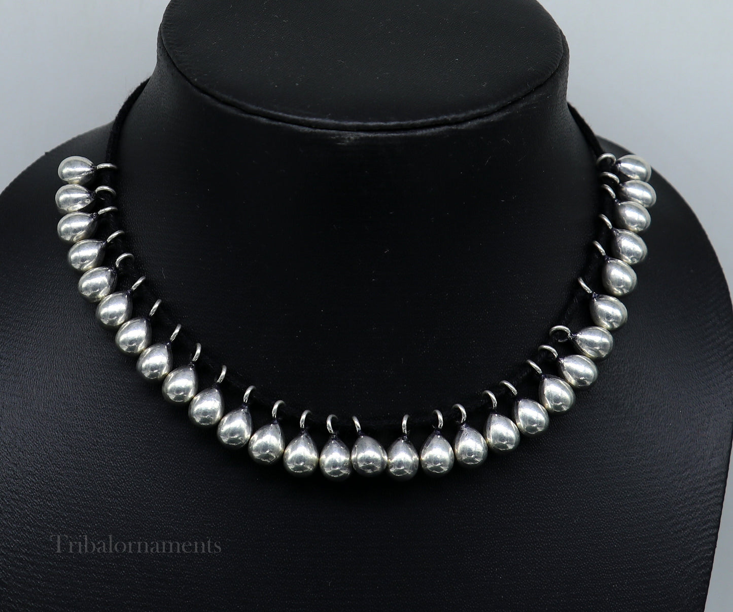 loose beads Lot 20 pieces vintage plain style handmade 925 sterling silver beads or hanging drops for custom jewelry making ideas bd11 - TRIBAL ORNAMENTS