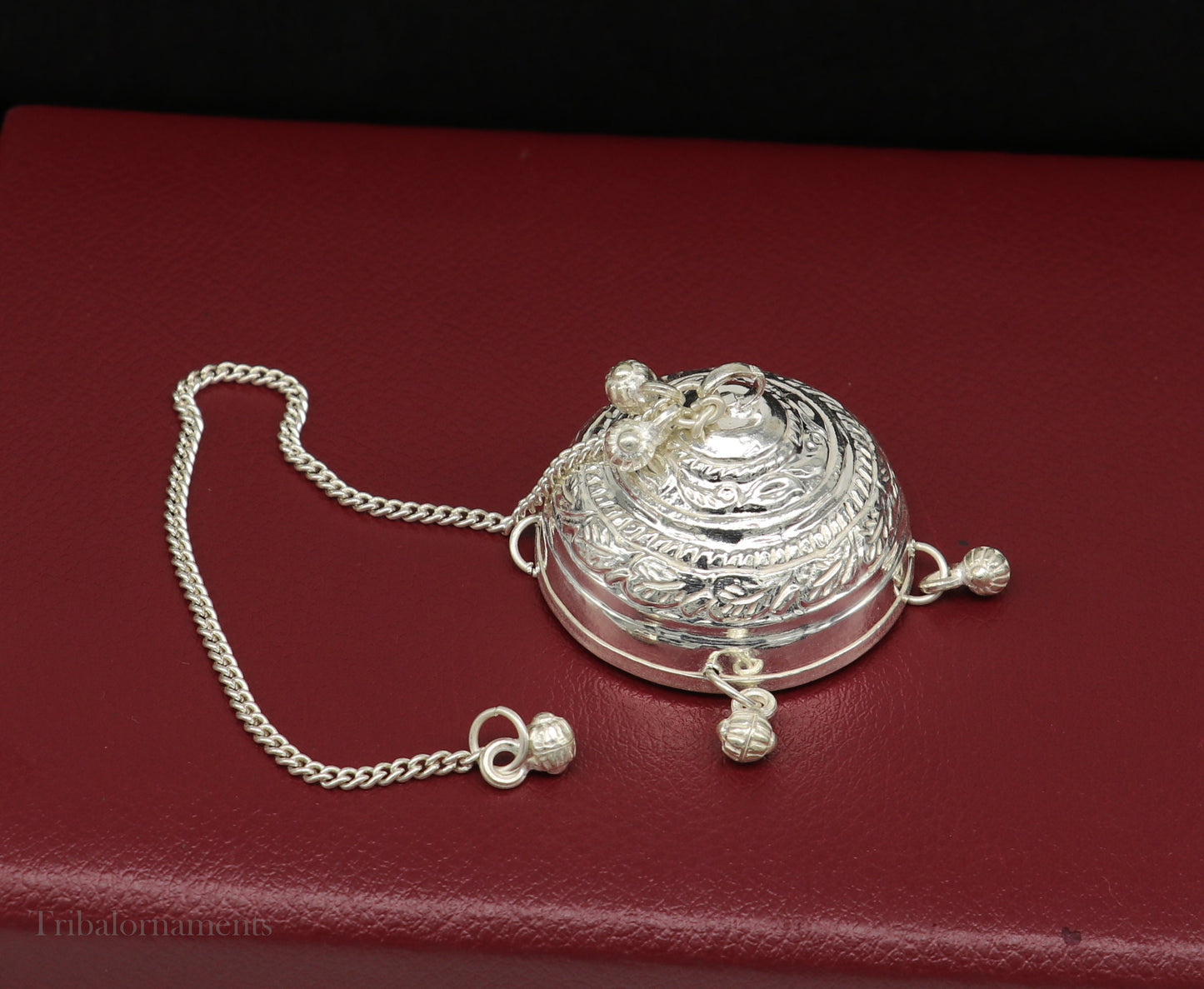Sterling Silver chattar or chhatra, silver umbrella god temple art, Gorgeous hand craved Solid silver temple article, temple utensils su519 - TRIBAL ORNAMENTS