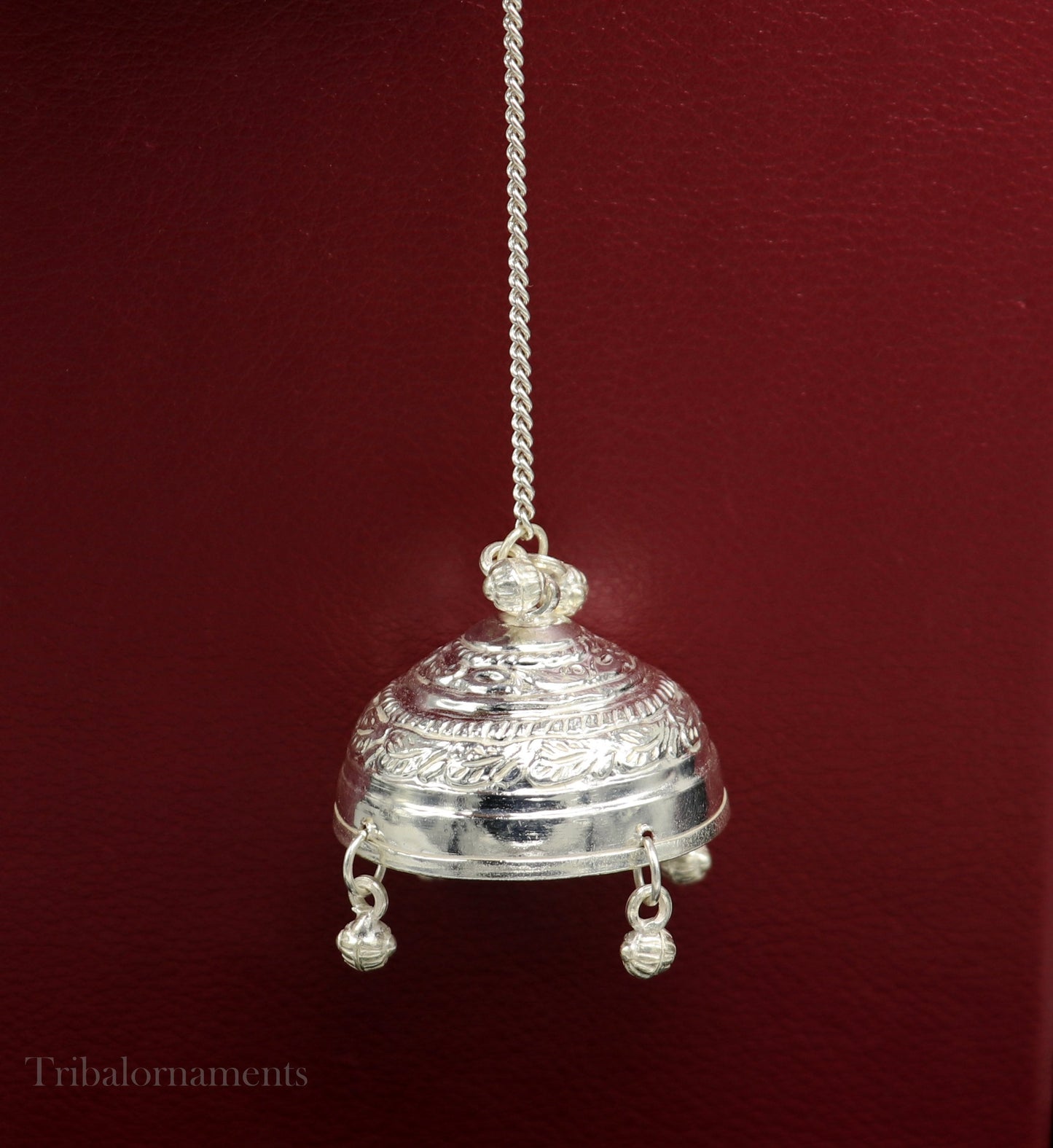 Sterling Silver chattar or chhatra, silver umbrella god temple art, Gorgeous hand craved Solid silver temple article, temple utensils su519 - TRIBAL ORNAMENTS