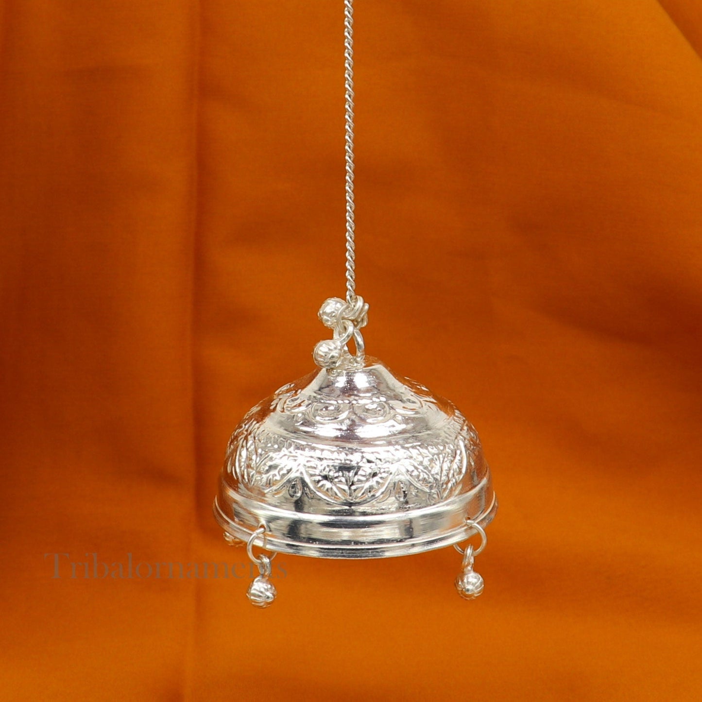 Sterling Silver chattar or chhatra, silver umbrella god temple art, Gorgeous hand craved Solid silver temple article, temple utensils su520 - TRIBAL ORNAMENTS