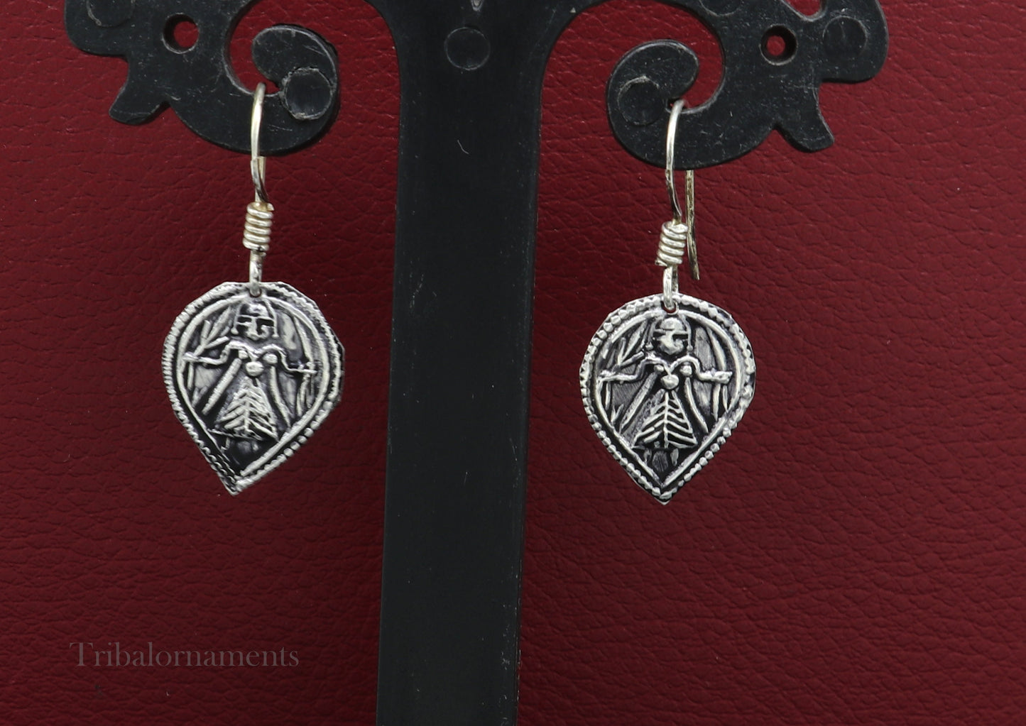 Vintage style 925 sterling silver excellent customized traditional indian style hoops earring, amazing tribal ethnic earring ear957 - TRIBAL ORNAMENTS