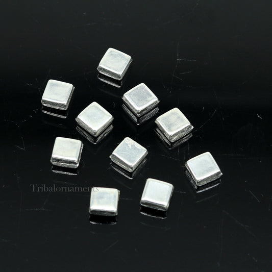 Silver Barfi silver sweets, silver cake Prasadam for diwali puja, best worshipping silver article tiny silver prasadam from india su557 - TRIBAL ORNAMENTS