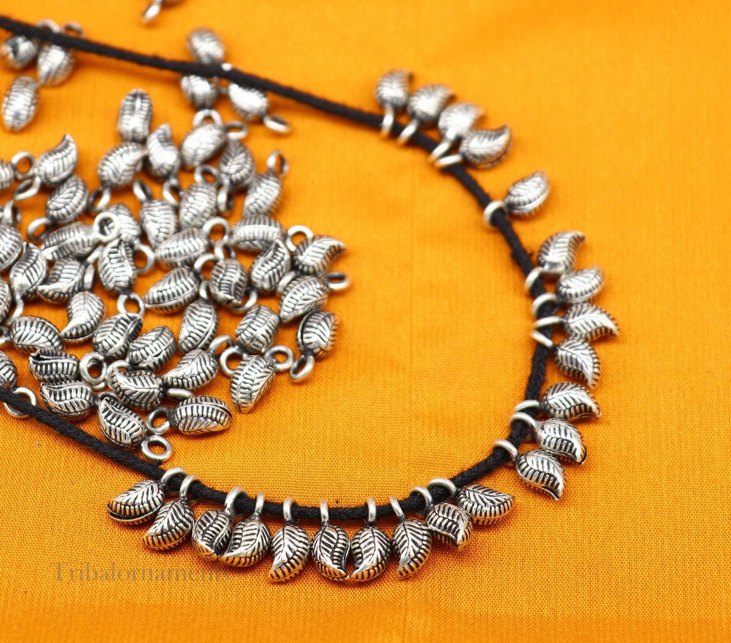Lot 20 pieces jingling bells vintage mango design 925 sterling silver beads or hanging drops for custom jewelry making lose beads bd14 - TRIBAL ORNAMENTS