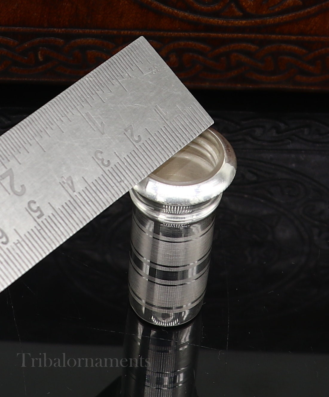 925 solid silver handmade small pill box, Tobacco box, storage box silver utensils, silver box, personal box men's accessories su589 - TRIBAL ORNAMENTS