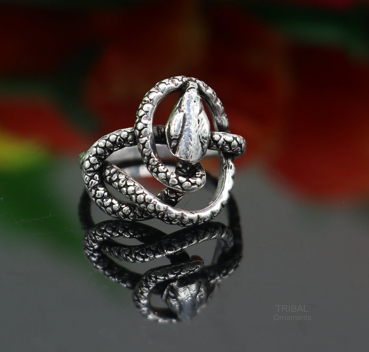 Pure 925 sterling silver handmade snake design vintage antique stylish ring band, gorgeous snake ring best elegant dainty jewelry ring281 - TRIBAL ORNAMENTS
