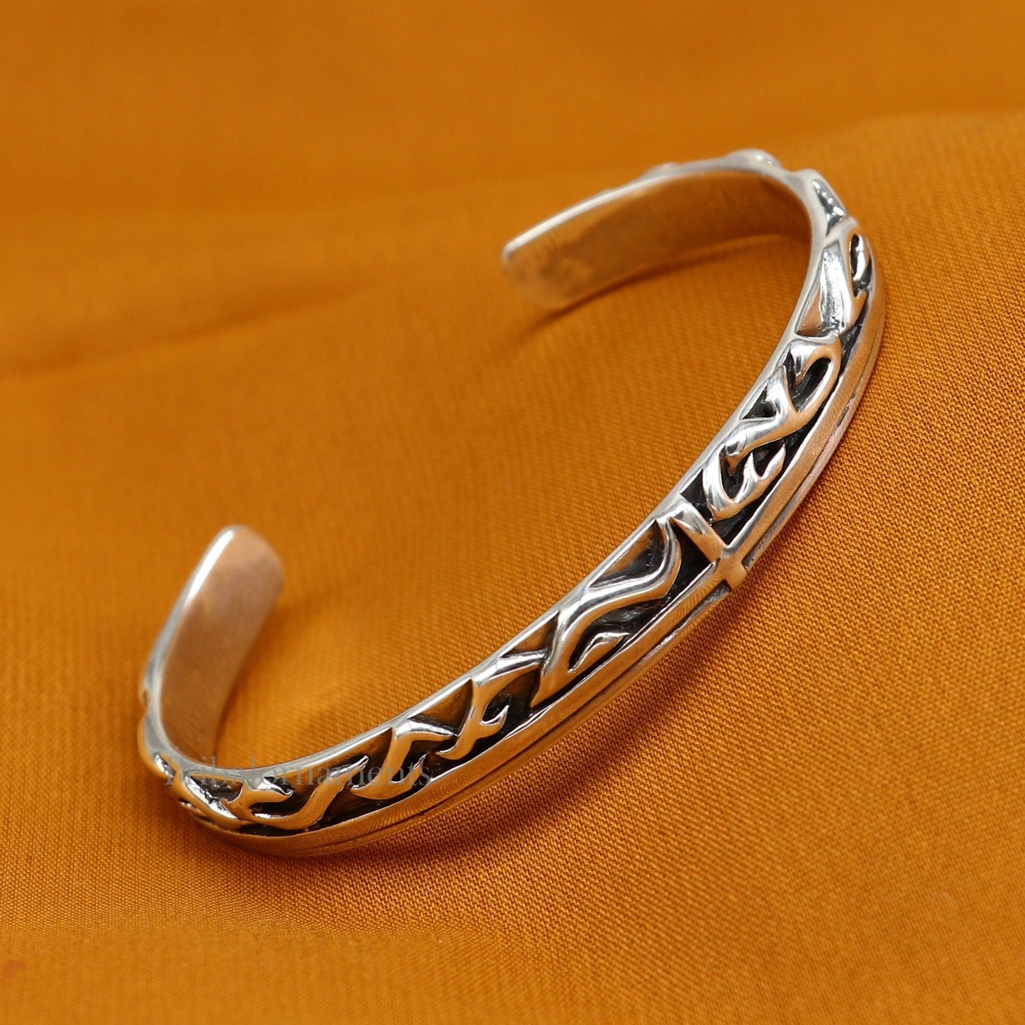 Vintage 925 sterling silver or Gold polished handmade adjustable cuff bangle bracelet unsex gifting jewelry, solid cuff bracelet Gnsk372 - TRIBAL ORNAMENTS
