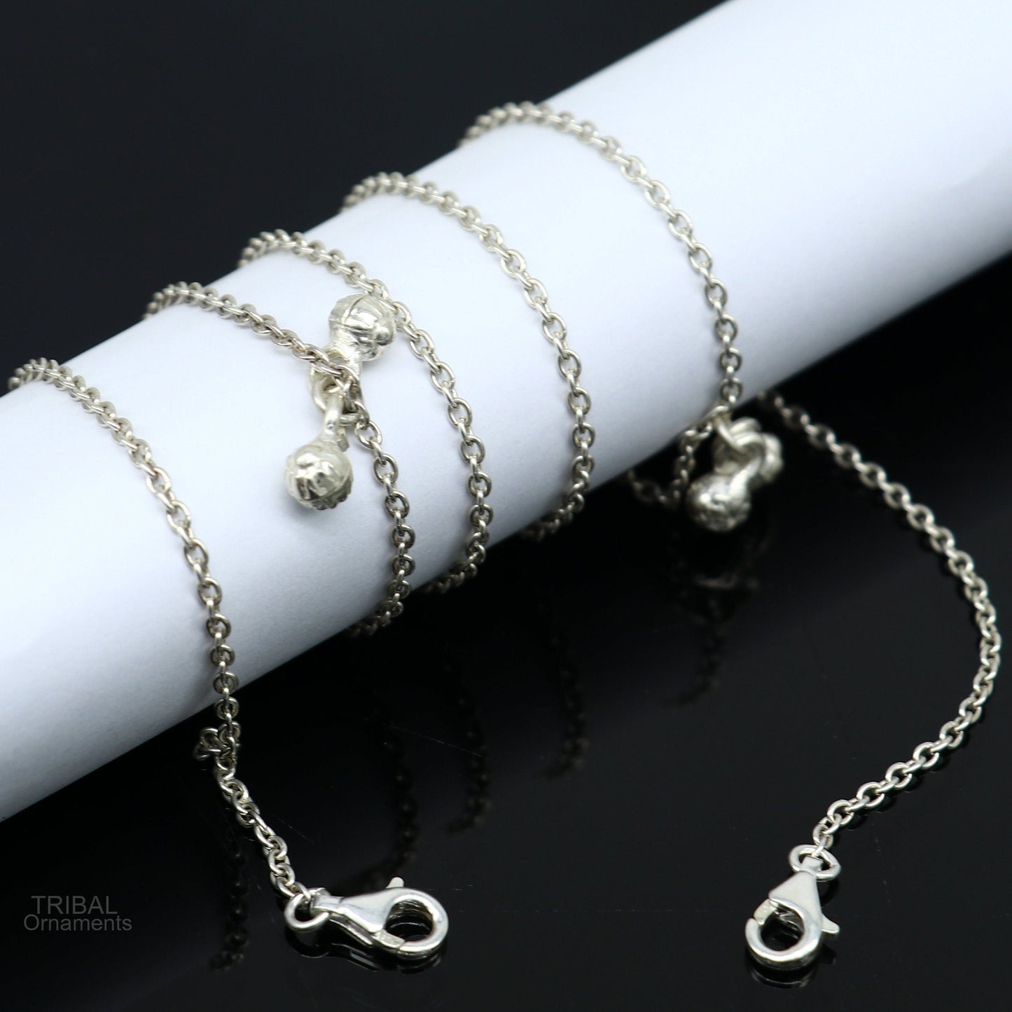 Sterling silver Face Mask Chain Lanyard Eyeglass Glasses Chains, Mask Chain Necklace, Women Stylish Sunglass Eyeglass Cord mask chain ch134 - TRIBAL ORNAMENTS