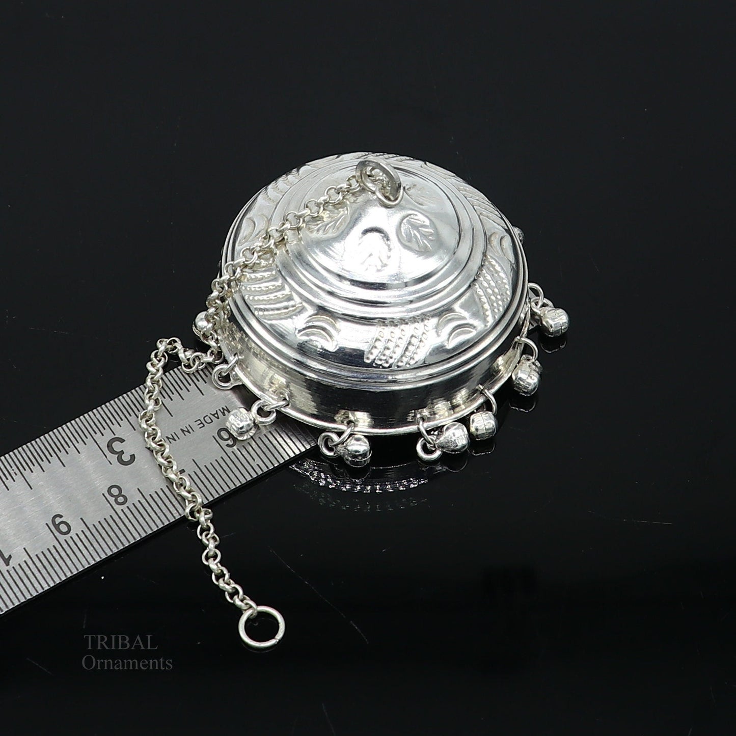 Solid Silver chattar or chhatra, silver umbrella god temple art, Gorgeous hand craved Solid silver temple article, temple utensils su628 - TRIBAL ORNAMENTS