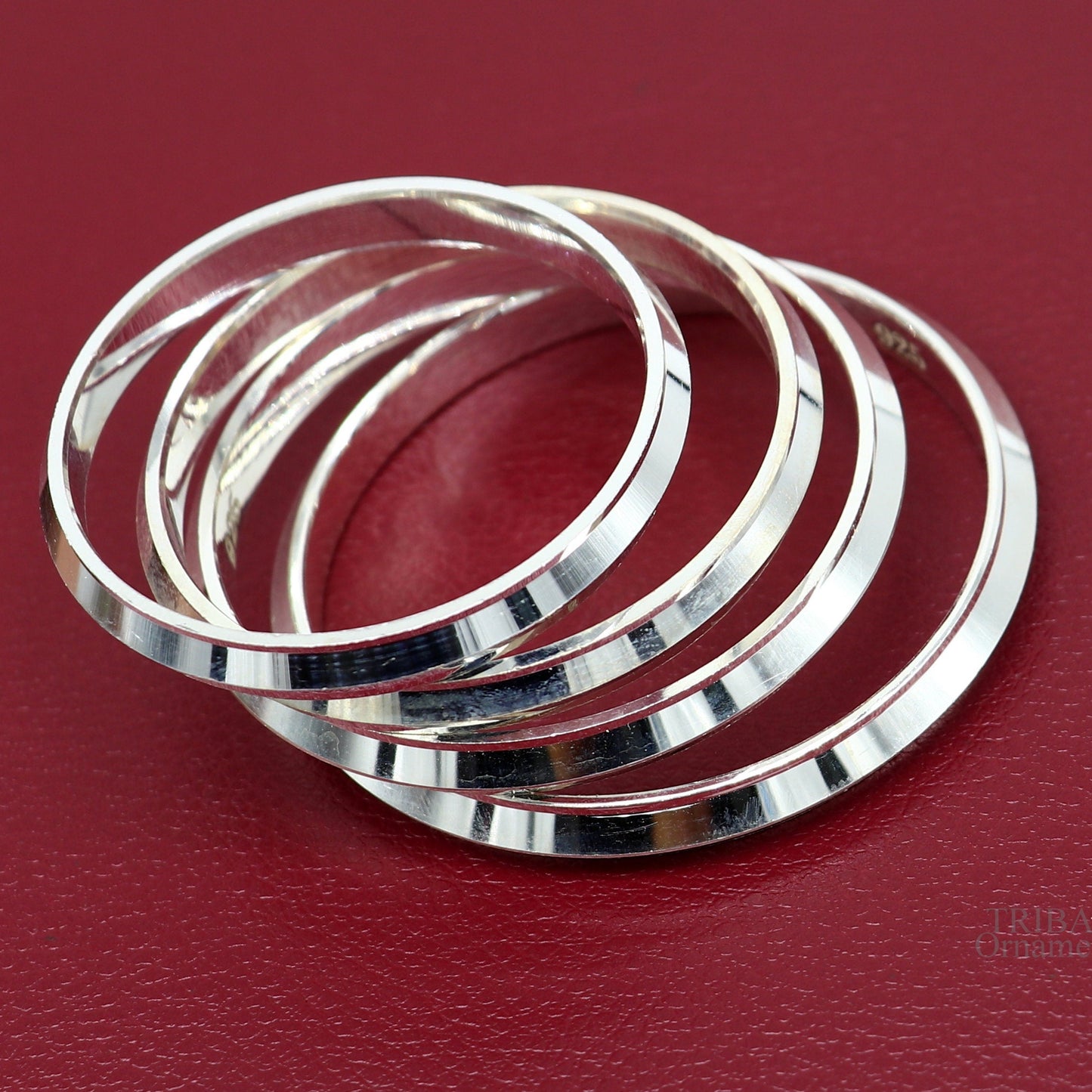 Solid 925 sterling silver handmade punjabi sikha bangle bracelet kada, all kids sized baby bangle kada daily use jewelry bbk201 - TRIBAL ORNAMENTS