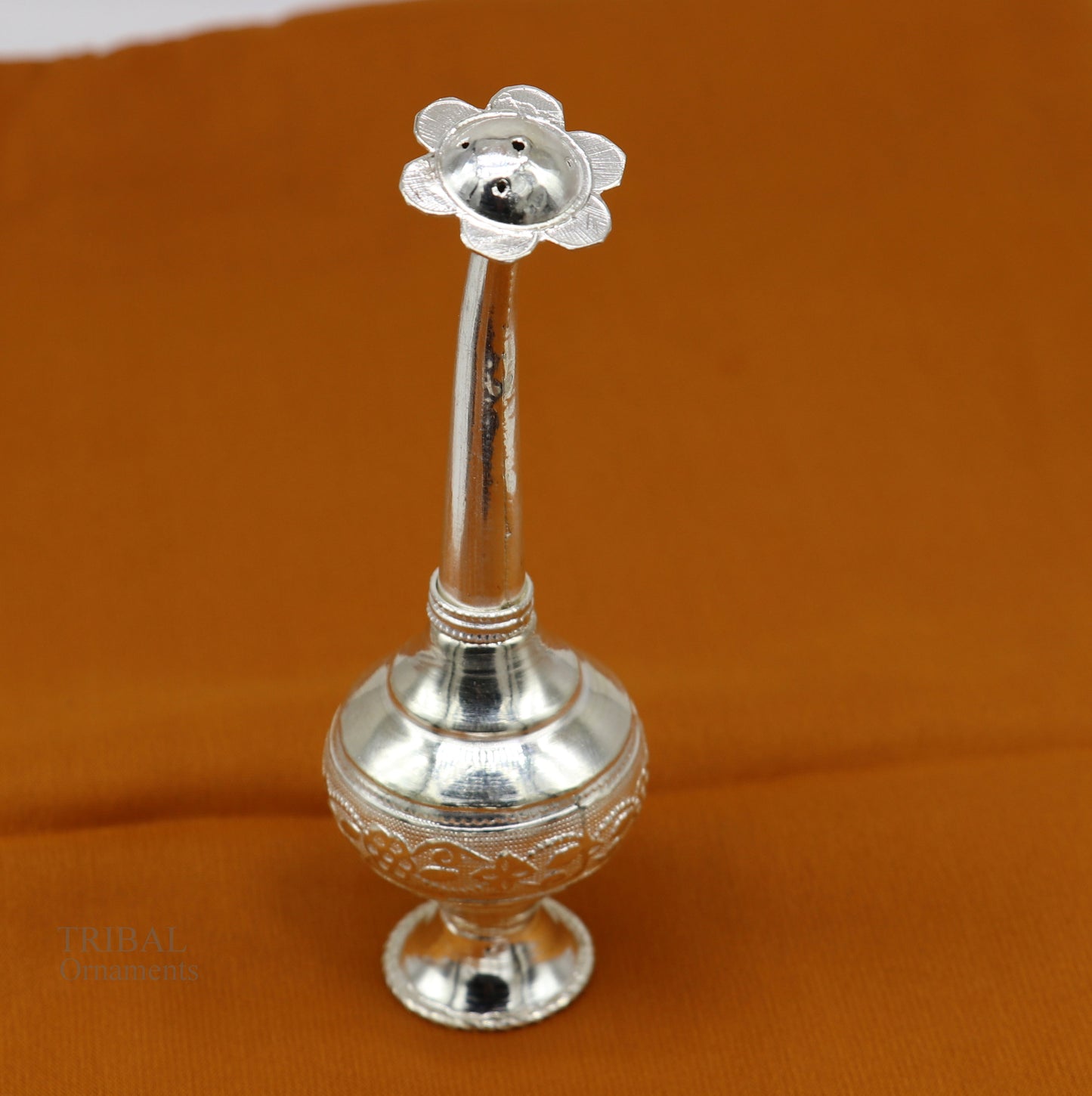 925 sterling silver vintage design Attardani, pooja spray bottle, silver perfume bottle, spray article, puja utensils, best gift su639 - TRIBAL ORNAMENTS