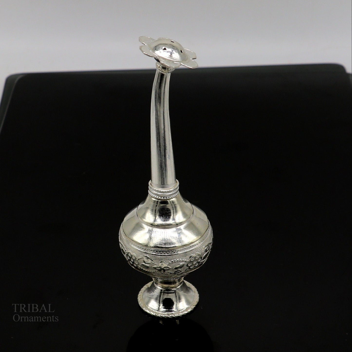 925 sterling silver vintage design Attardani, pooja spray bottle, silver perfume bottle, spray article, puja utensils, best gift su639 - TRIBAL ORNAMENTS