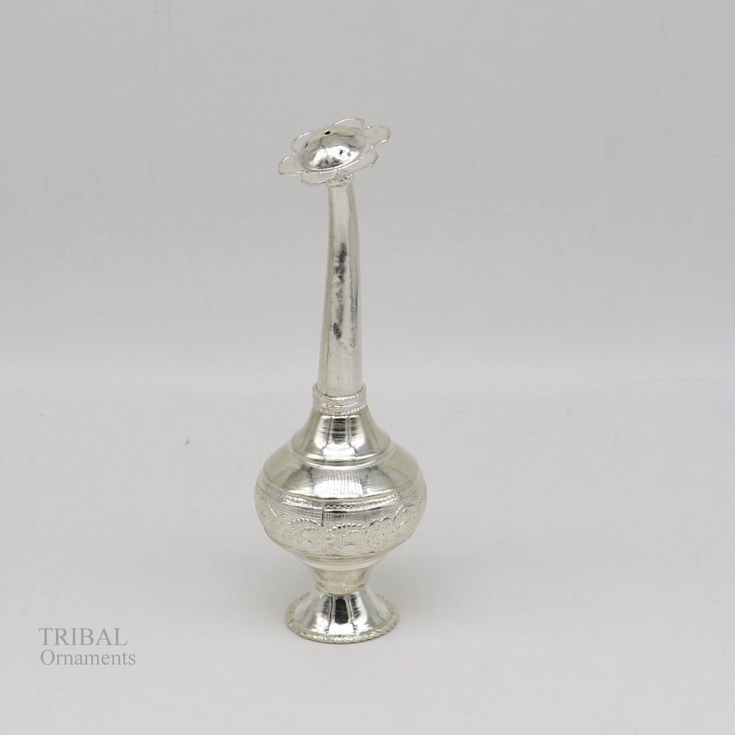 925 sterling silver vintage design Attardani, pooja spray bottle, silver perfume bottle, spray article, puja utensils, best gift su639 - TRIBAL ORNAMENTS