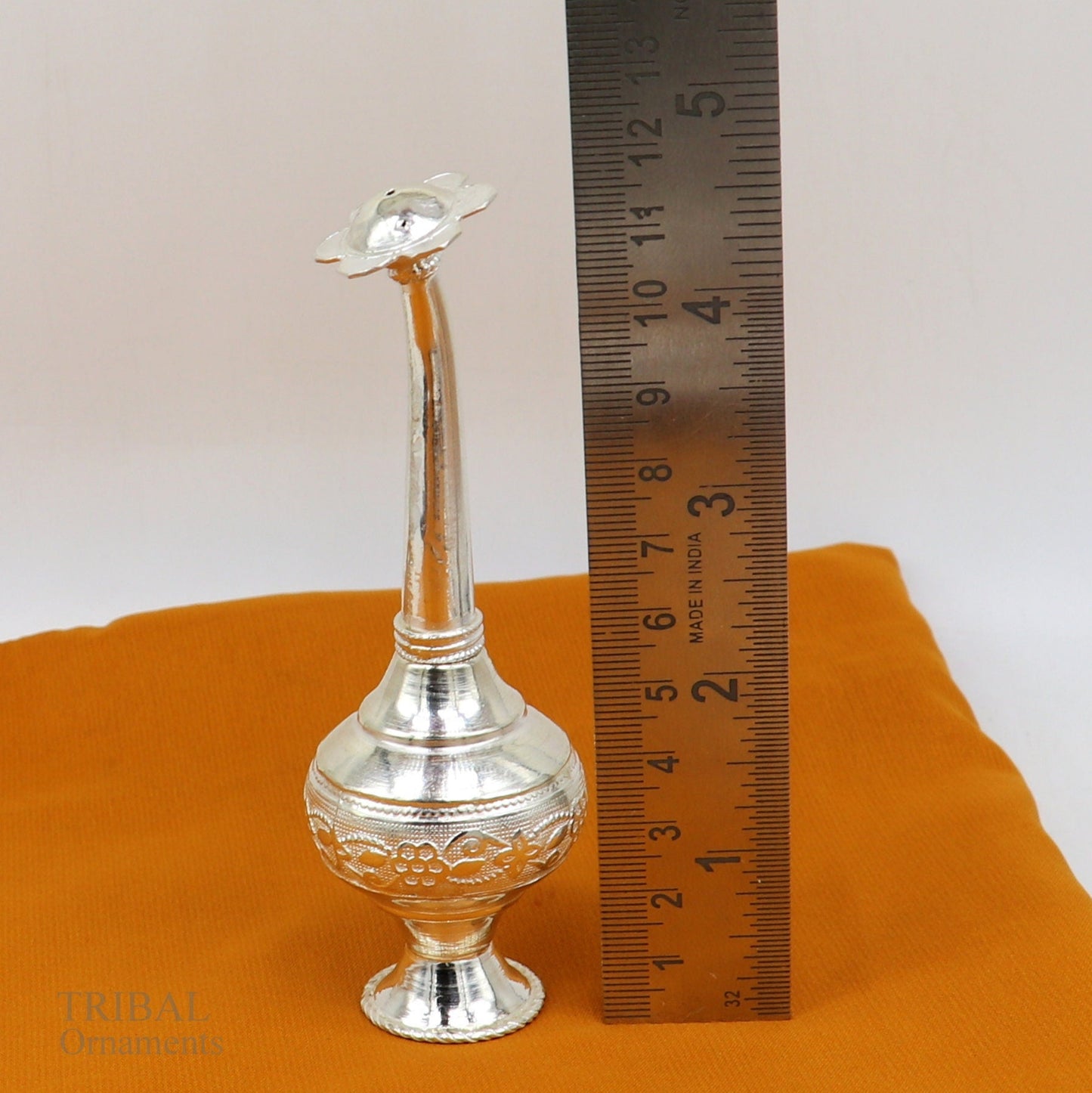 925 sterling silver vintage design Attardani, pooja spray bottle, silver perfume bottle, spray article, puja utensils, best gift su639 - TRIBAL ORNAMENTS