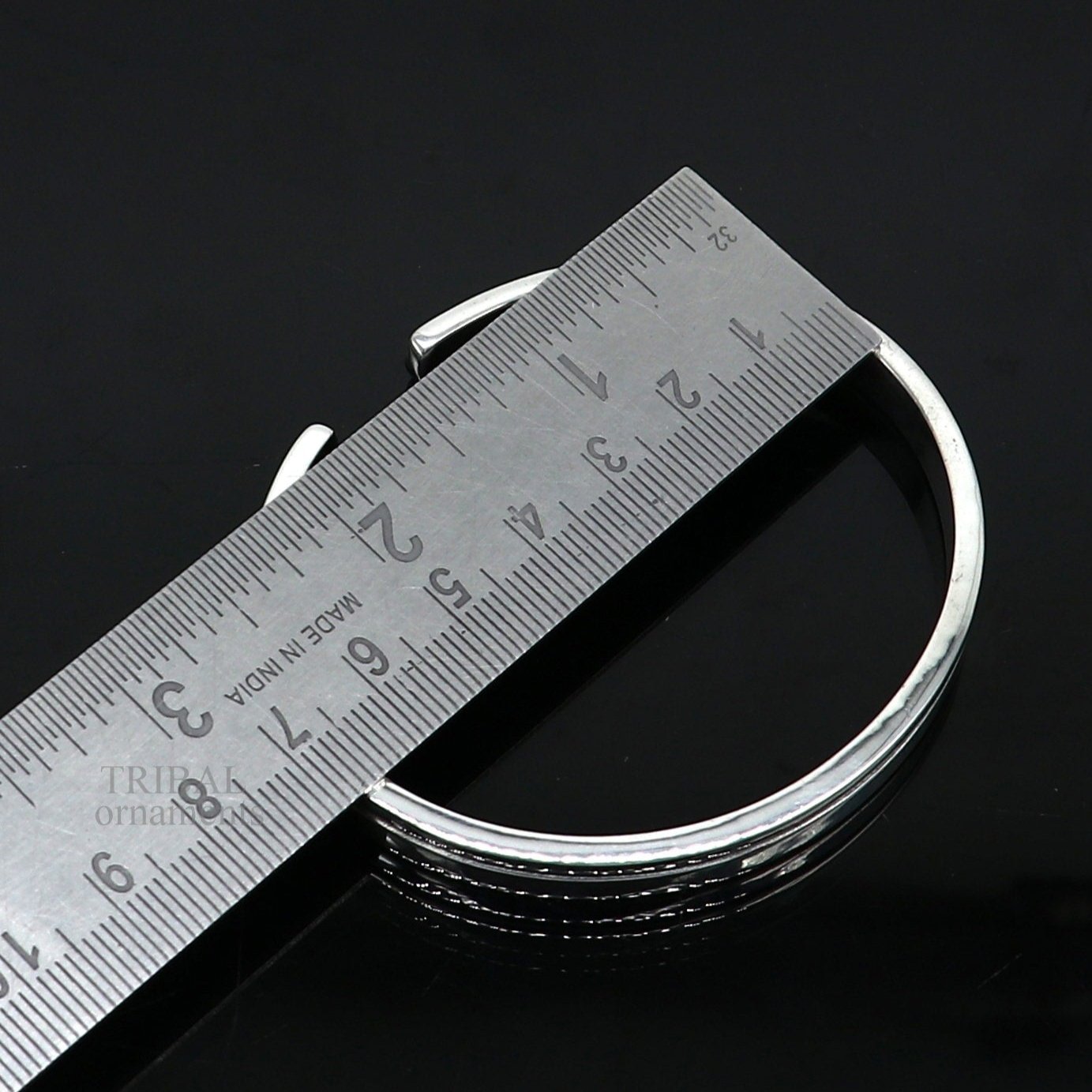925 sterling silver or Gold polished handmade plain design gorgeous Bangle cuff bracelet kada, best unisex tribal gifting jewelry Gcuff118 - TRIBAL ORNAMENTS