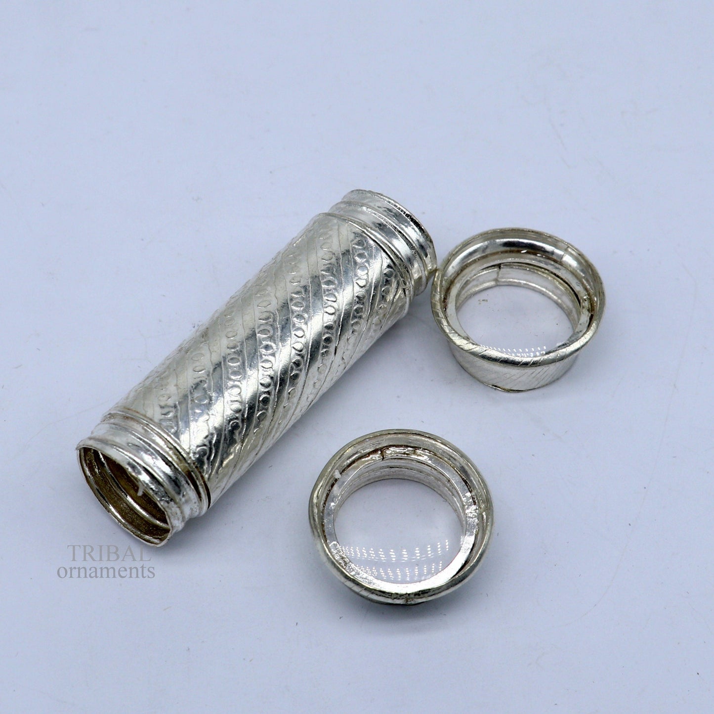 925 Sterling silver handmade small pill box, Tobacco box, storage box silver utensils, silver box, personal box men's accessories su649 - TRIBAL ORNAMENTS