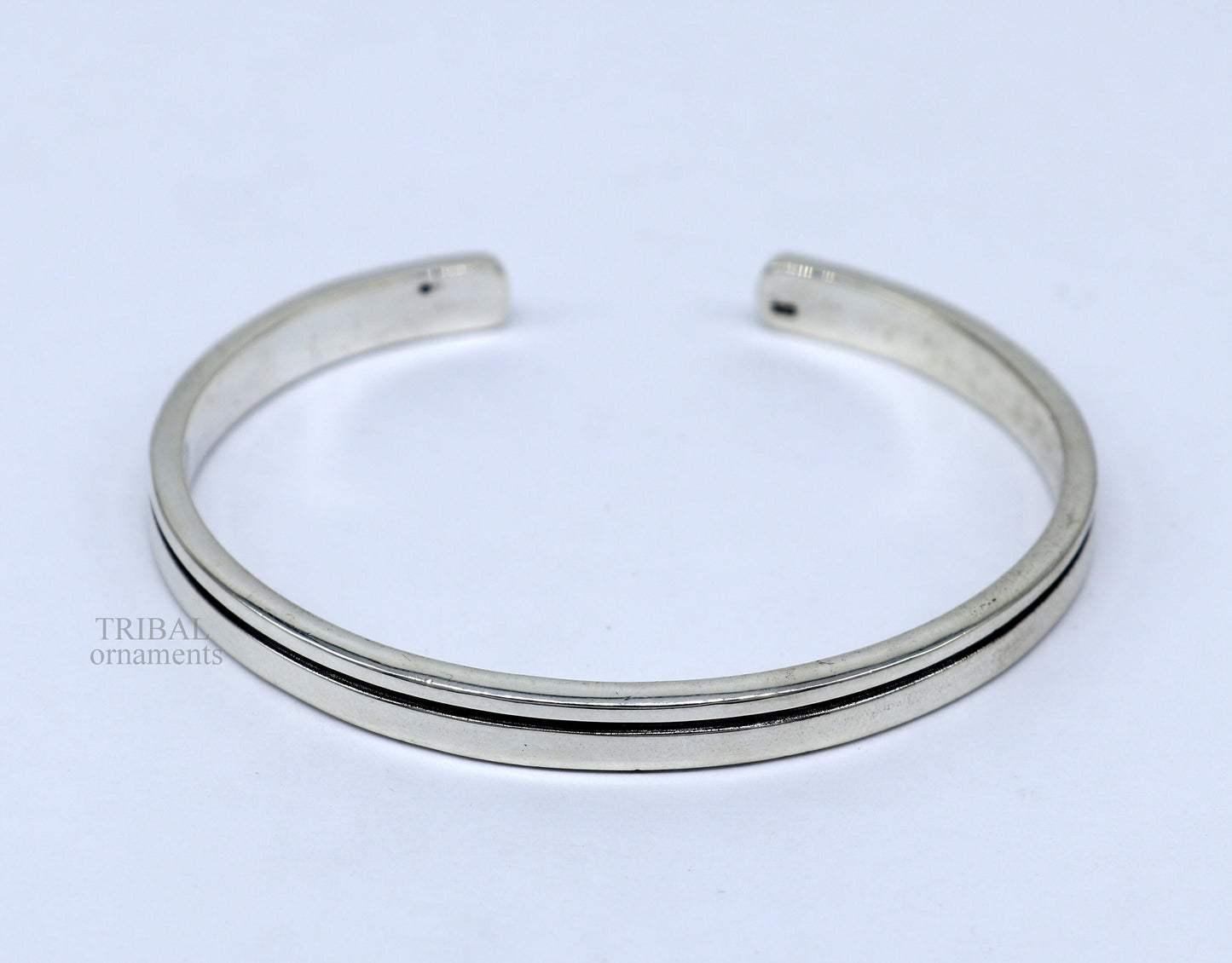 925 sterling silver or Gold polished handmade plain design gorgeous Bangle cuff bracelet kada, best unisex tribal gifting jewelry Gcuff118 - TRIBAL ORNAMENTS