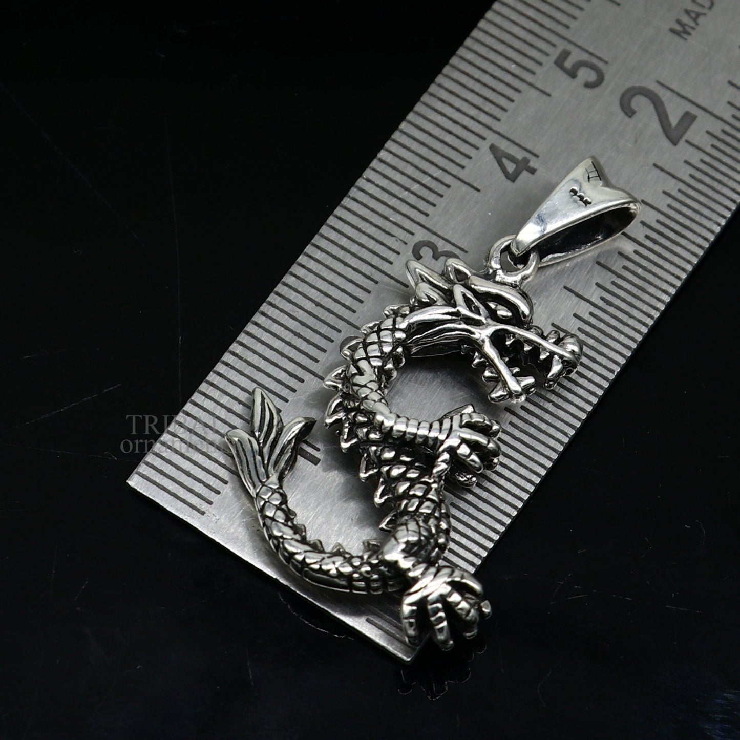 925 sterling silver exclusive stylish vintage dragon design pendant, amazing fancy stylish pendant for boy's and girl's  ssp1619 - TRIBAL ORNAMENTS