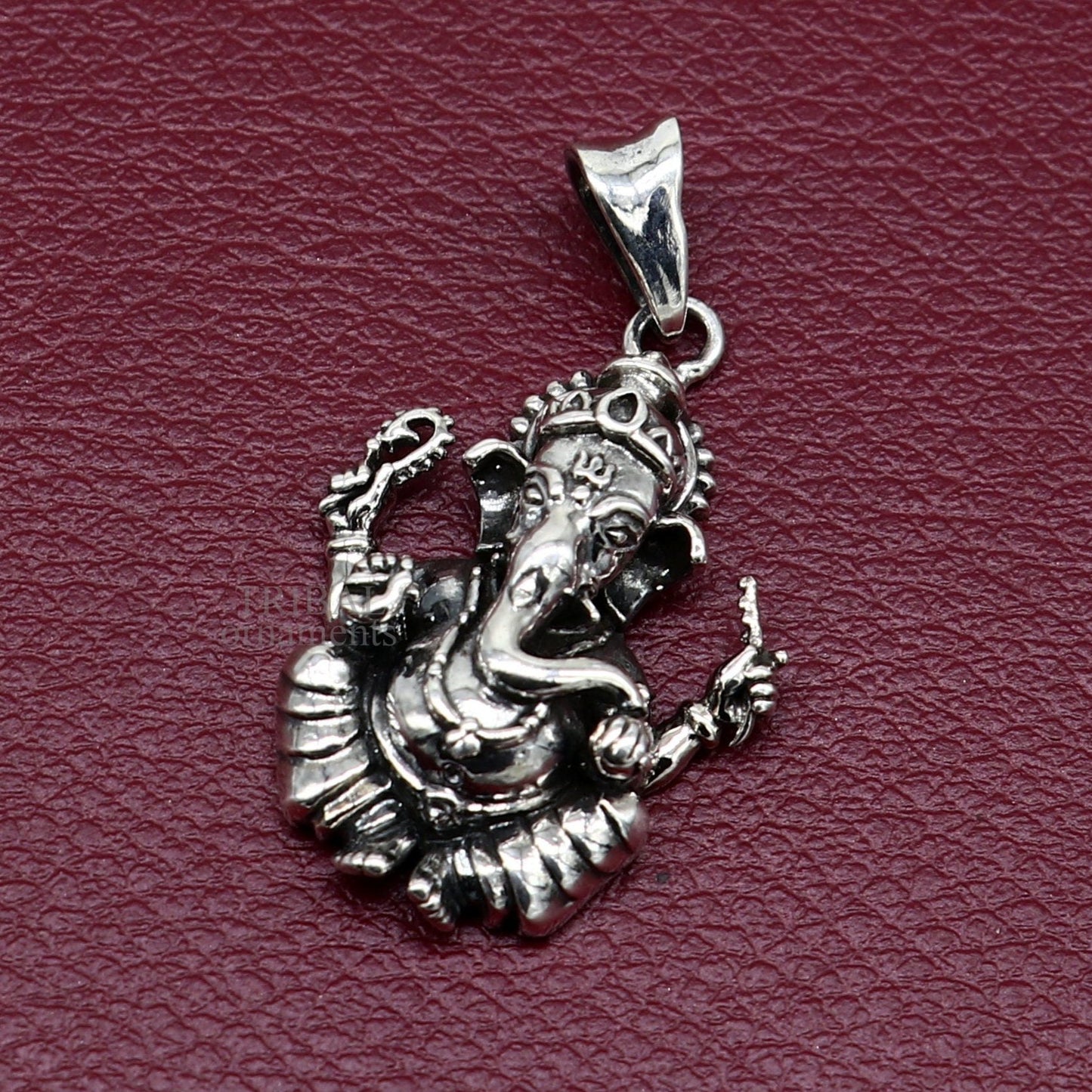 Vintage trendy 925 sterling silver handmade Lord Ganesha pendant, amazing stylish unisex pendant personalized jewelry ssp1416 - TRIBAL ORNAMENTS
