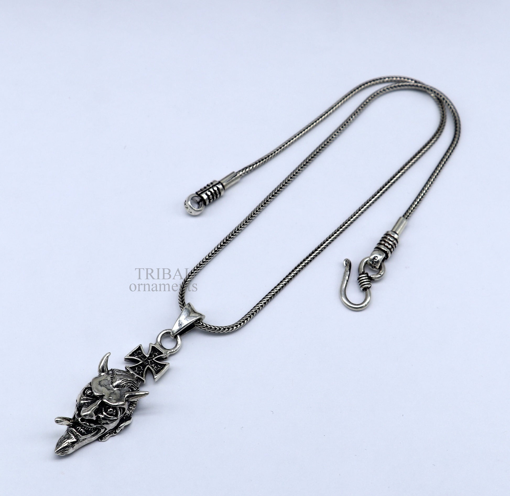 Exclusive stylish 925 sterling silver handmade cartoon character design pendant pendant, best unisex gifting hip-hop jewelry ssp1548 - TRIBAL ORNAMENTS