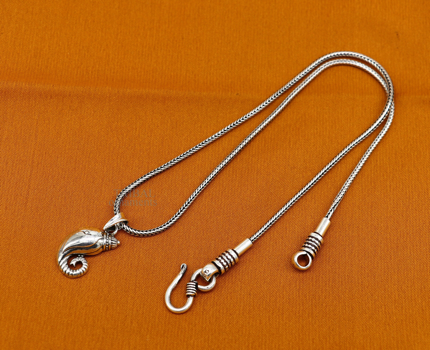 Exclusive design 925 sterling silver handmade Lord Ganesha divine pendant, amazing stylish unisex pendant personalized jewelry ssp1715 - TRIBAL ORNAMENTS