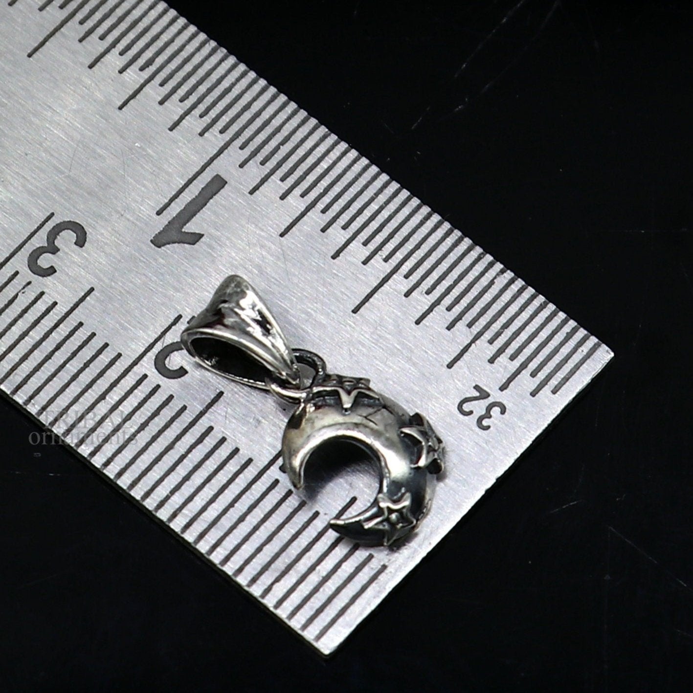 925 solid sterling silver handmade amazing sun moon and star design customized pendant stylish locket unisex gifting jewelry ssp1732 - TRIBAL ORNAMENTS