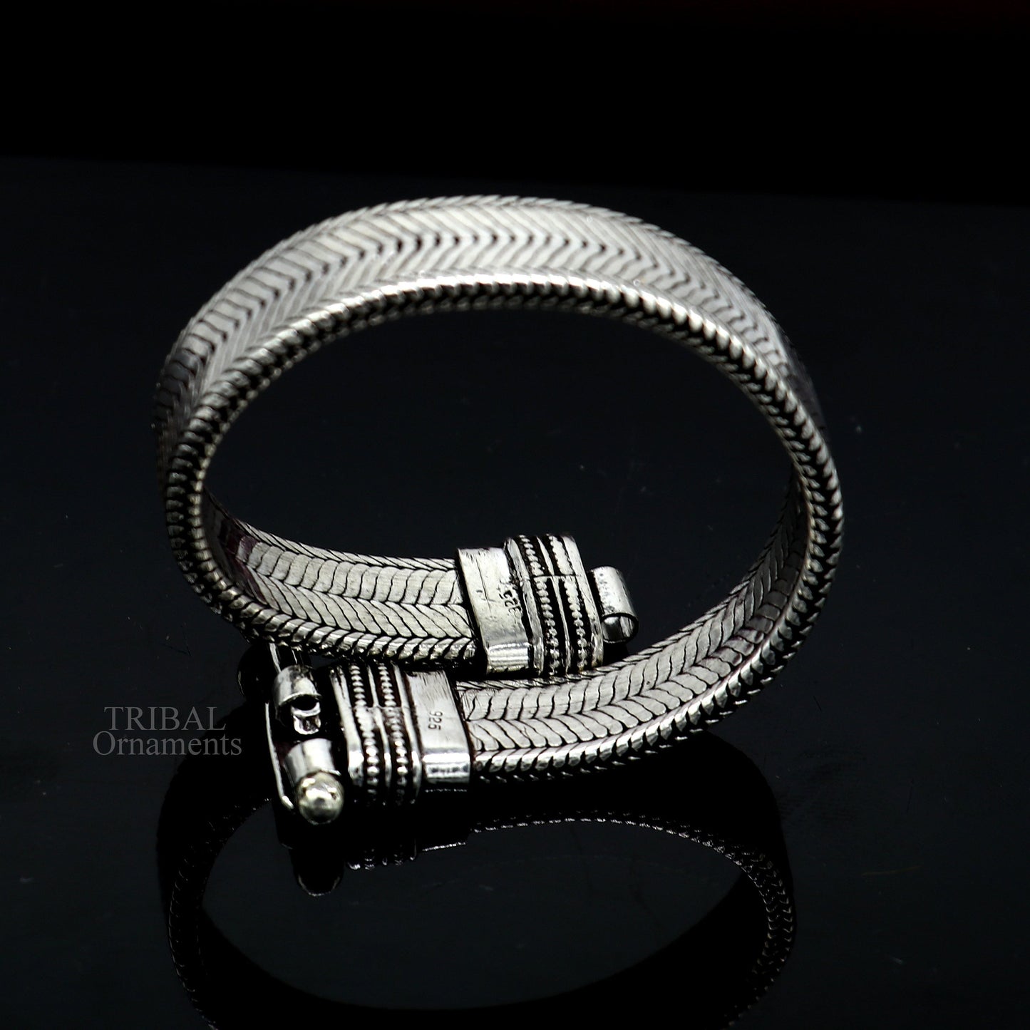 9" 925 sterling silver customized snake chain belt bracelet vintage design stylish men's gifting wrist belt bracelet jewelry NSBR550 - TRIBAL ORNAMENTS