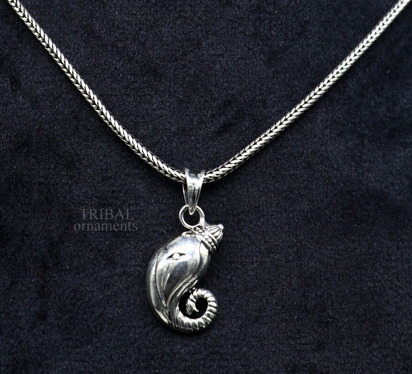 Exclusive design 925 sterling silver handmade Lord Ganesha divine pendant, amazing stylish unisex pendant personalized jewelry ssp1715 - TRIBAL ORNAMENTS