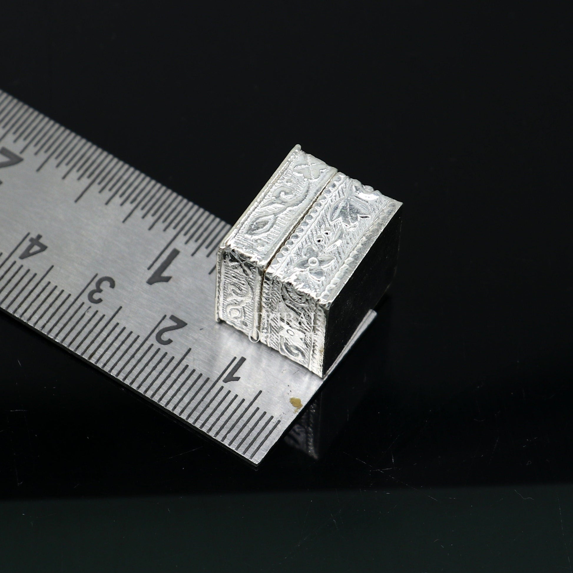 Lot boxes 925 sterling silver trinket box, kajal box/casket box bridal square shape box collection, eyeliner box wedding gifting stb349 - TRIBAL ORNAMENTS