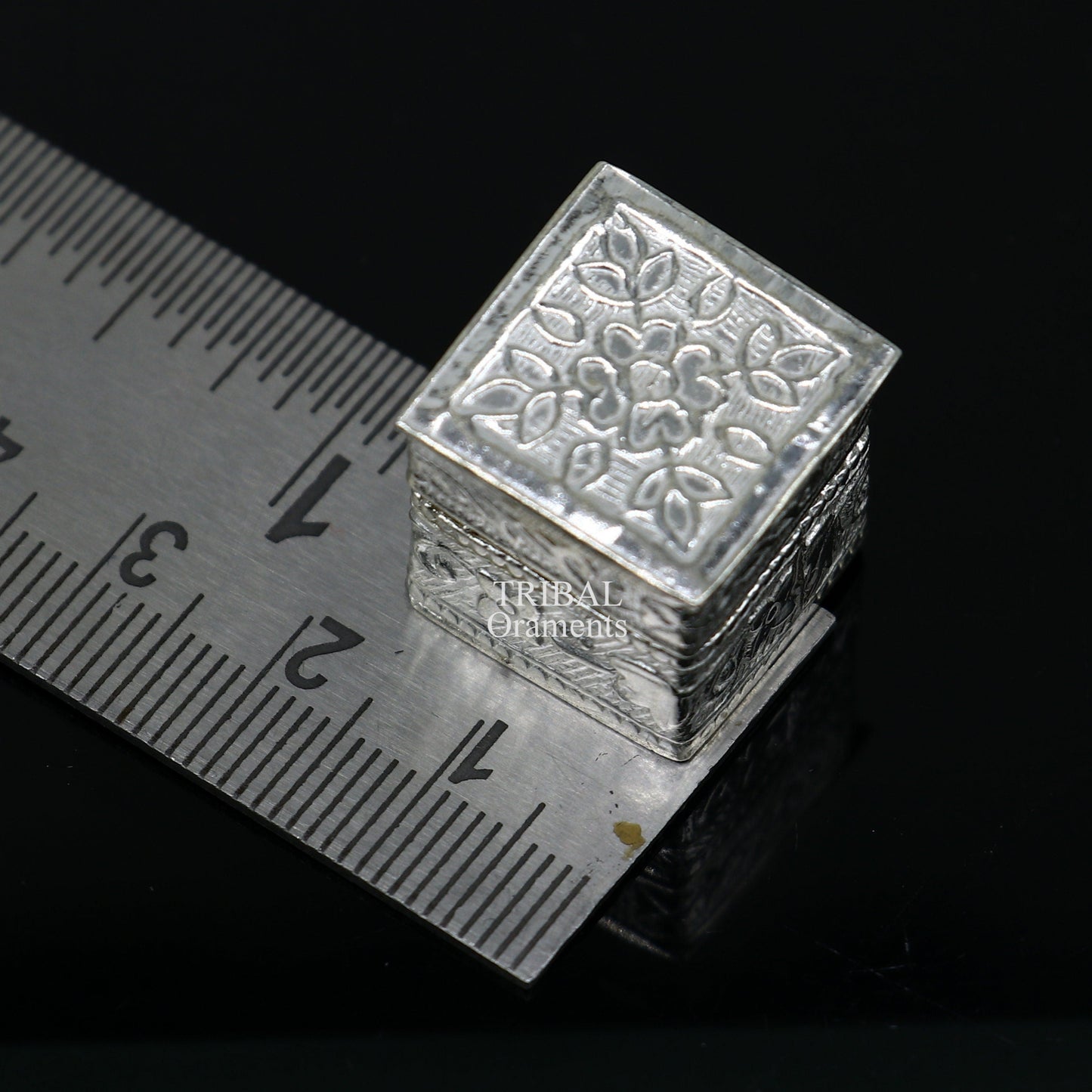 Lot boxes 925 sterling silver trinket box, kajal box/casket box bridal square shape box collection, eyeliner box wedding gifting stb349 - TRIBAL ORNAMENTS