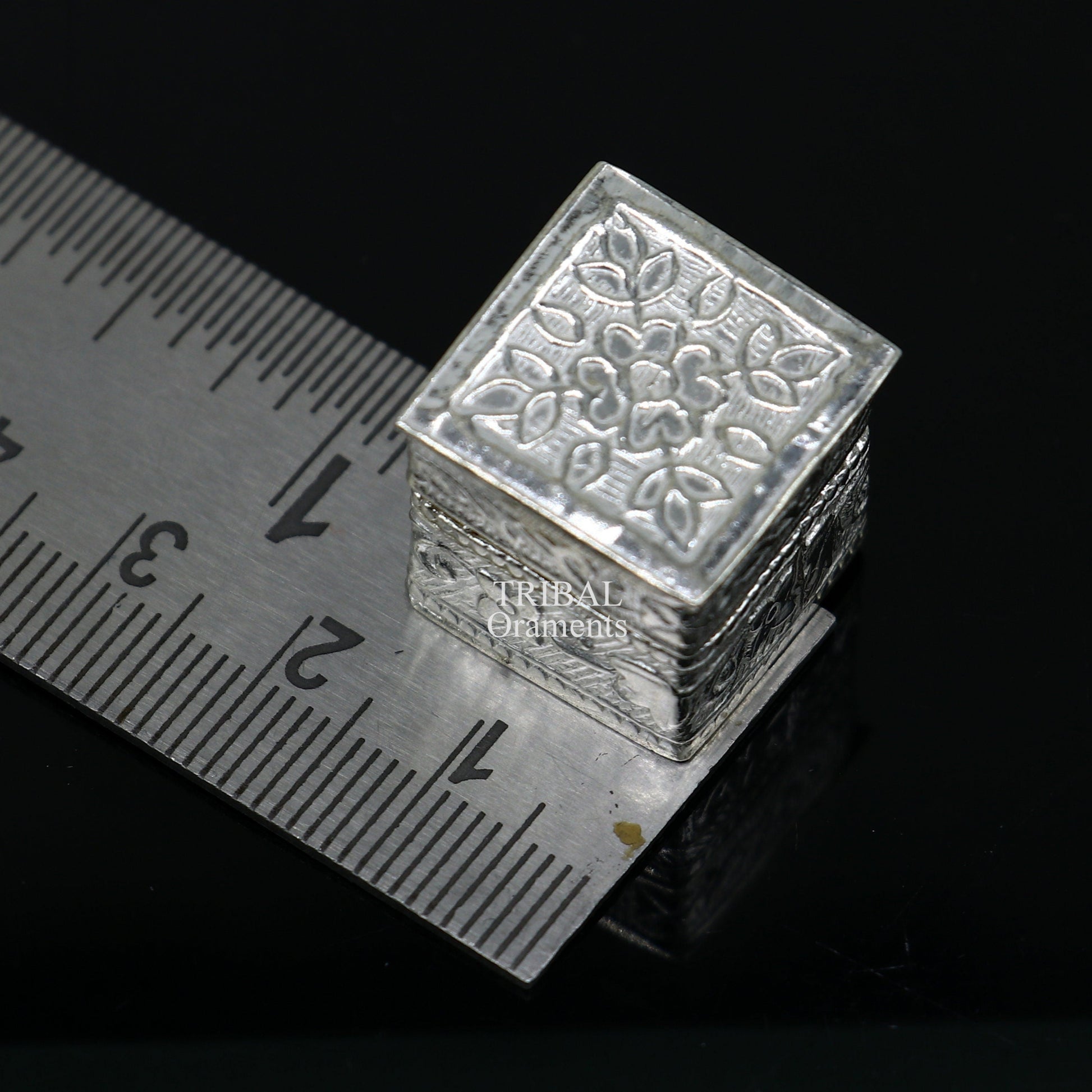 Lot boxes 925 sterling silver trinket box, kajal box/casket box bridal square shape box collection, eyeliner box wedding gifting stb349 - TRIBAL ORNAMENTS