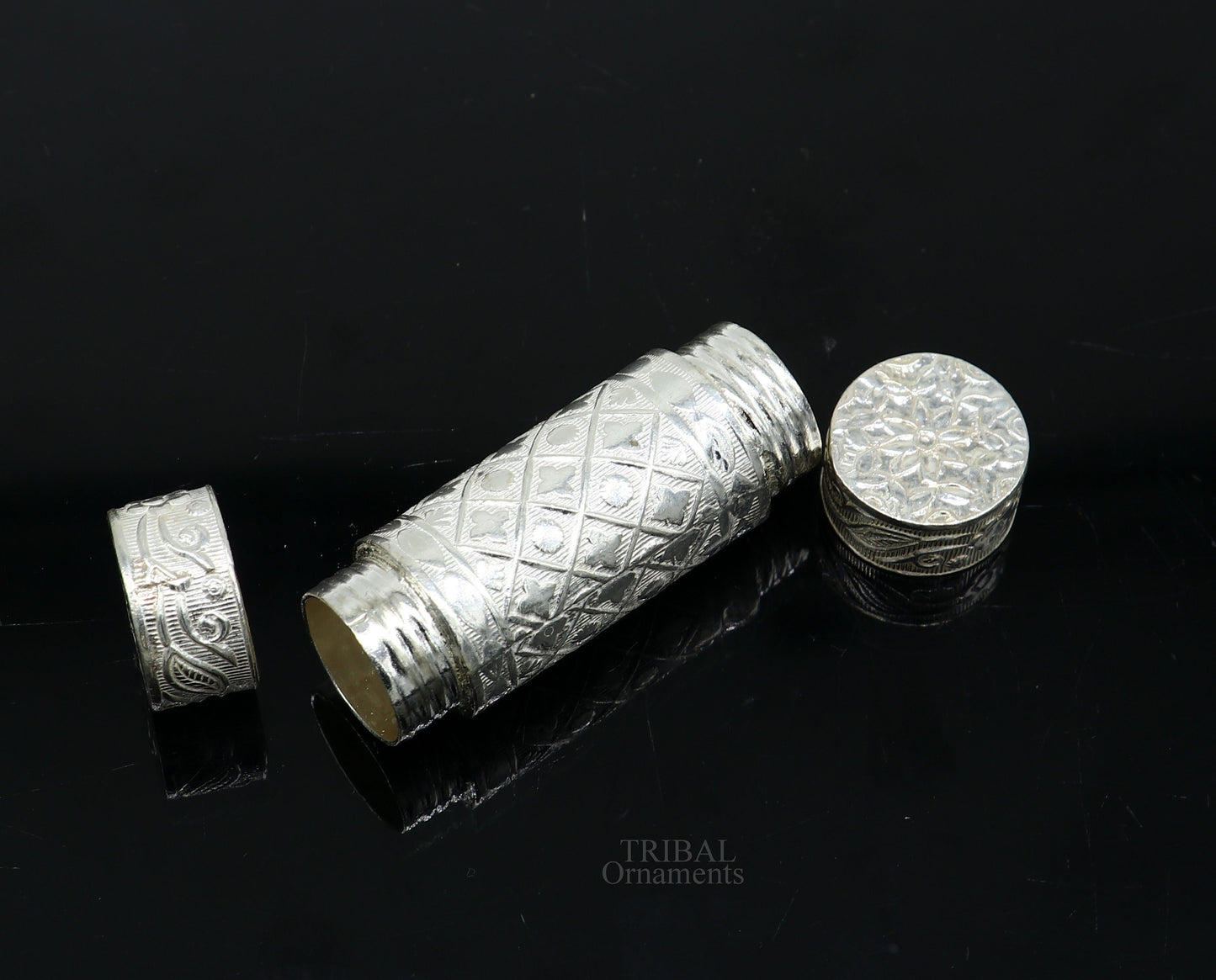 Exclusive 925 fine solid silver handmade small tobacco box, fennel box, storage box silver utensils, silver box, men's accessories stb356 - TRIBAL ORNAMENTS