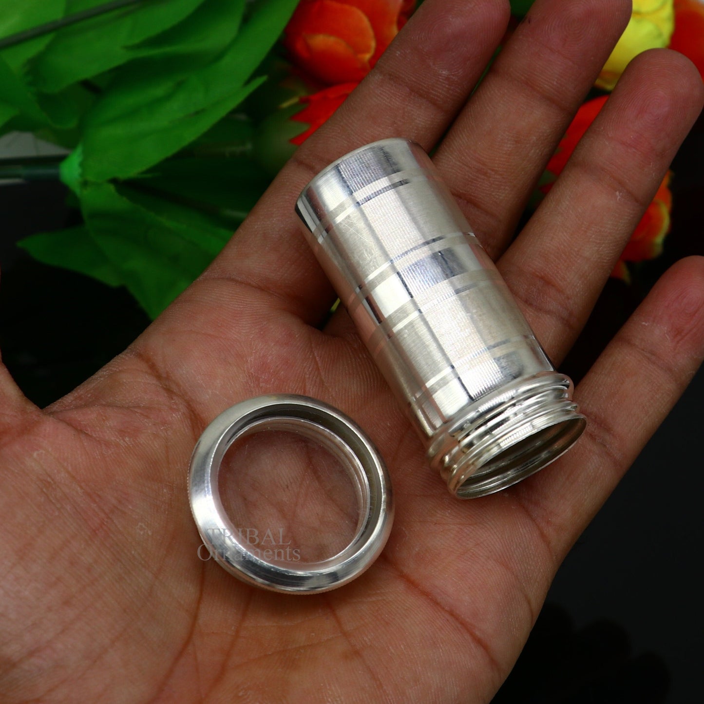 999 fine solid silver handmade small pill box, Tobacco box, storage box silver utensils, silver box, personal box men's accessories su731 - TRIBAL ORNAMENTS