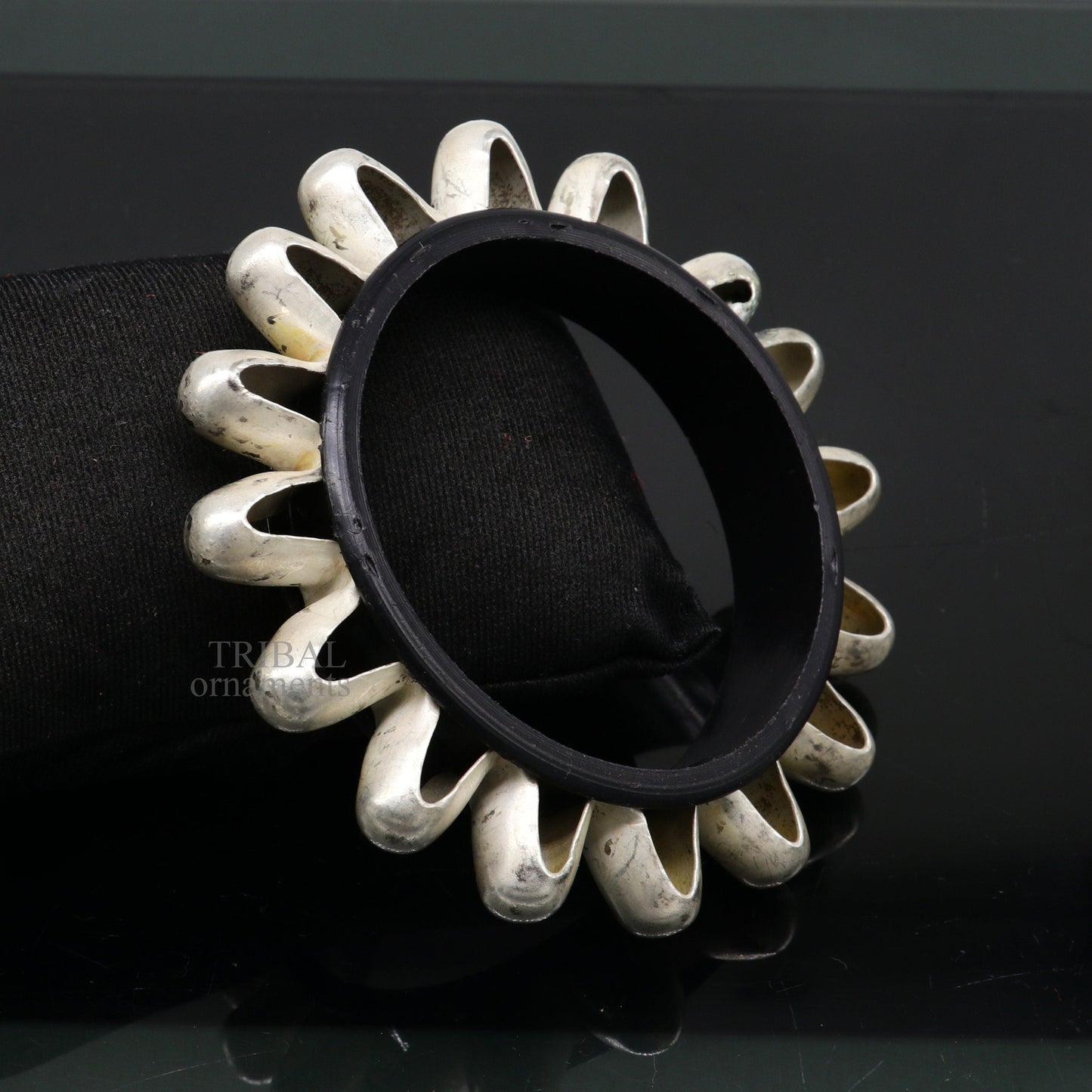 Vintage antique silver old bangle kakan kangan chudi tribal antique jewelry cuff bracelet gorgeous handmade ethnic Banjara jewelry sba27 - TRIBAL ORNAMENTS