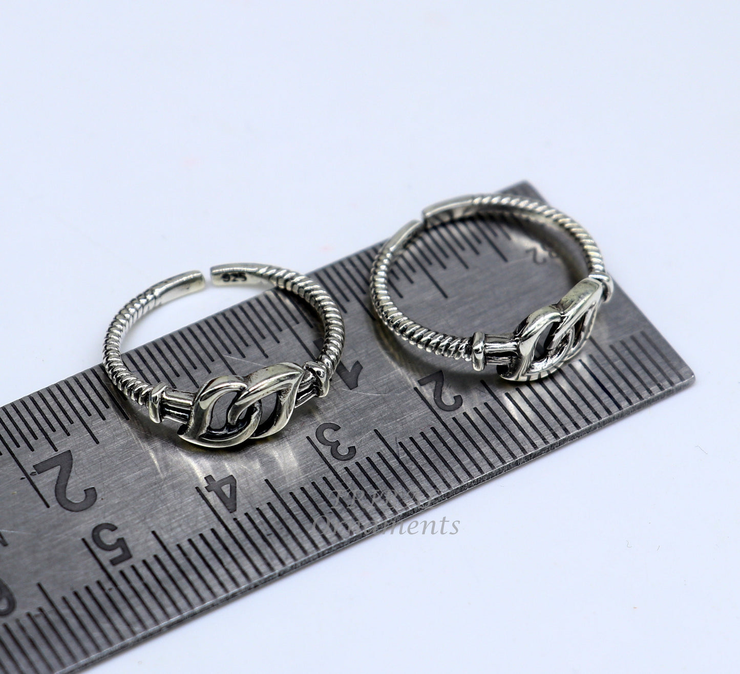 925 sterling silver handmade amazing vintage style simple toe ring, best gifting tiny tone ring 925 stamped jewelry from india ytr10 - TRIBAL ORNAMENTS