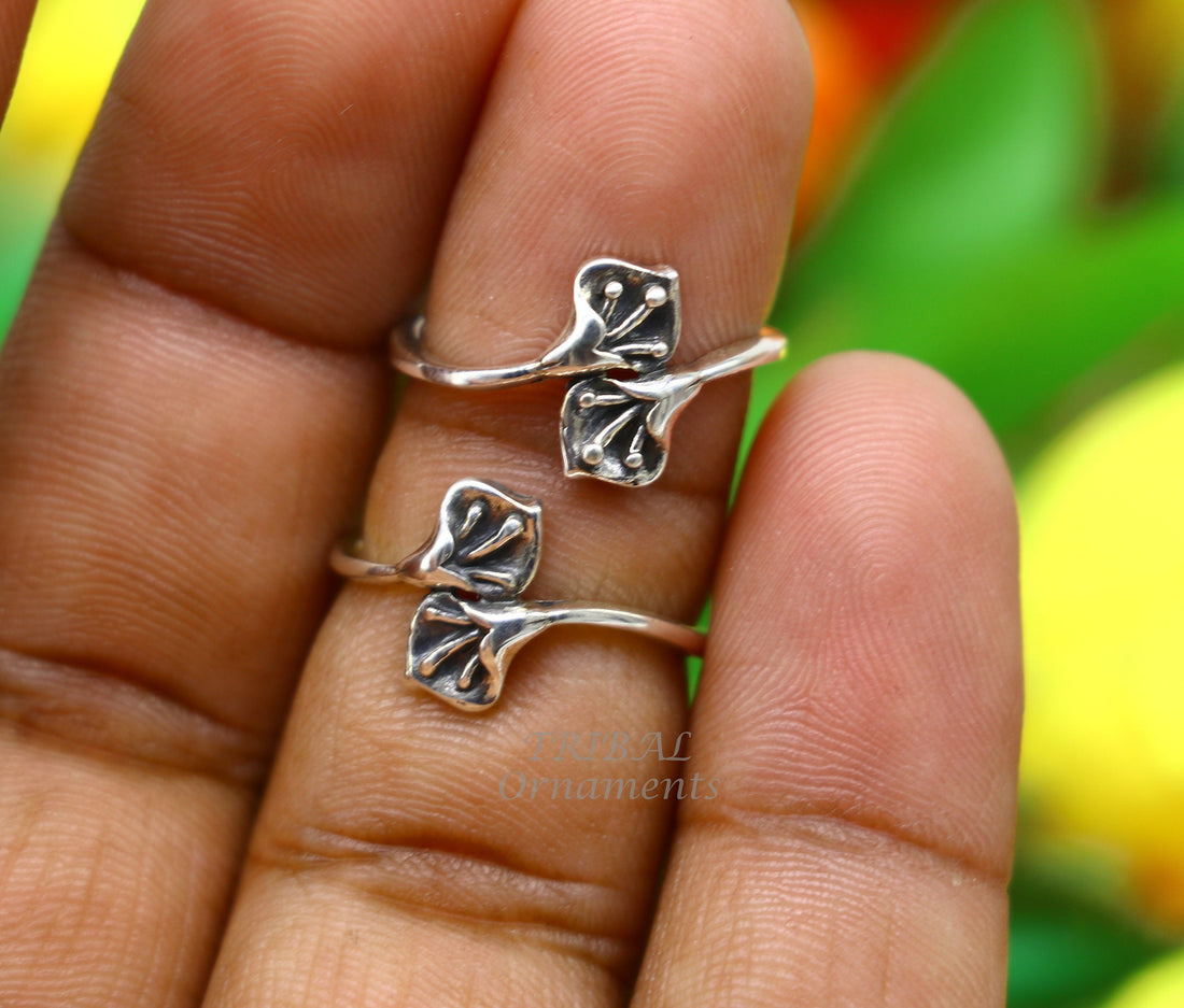 925 sterling silver uniquely handcrafted vintage style oxidized toe rings. best brides wedding jewelry tribal jewelry ytr13 - TRIBAL ORNAMENTS