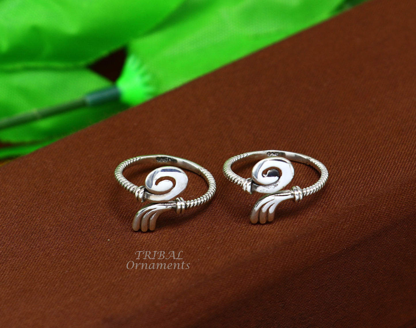 925 sterling silver uniquely handcrafted unique style antique look toe rings. best brides wedding jewelry ethnic tribal jewelry ytr18 - TRIBAL ORNAMENTS