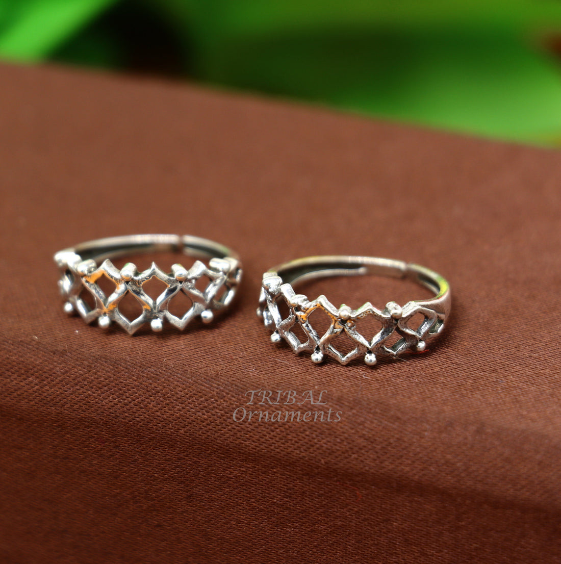 925 sterling silver handcrafted unique design vintage ethnic design brides toe ring for girl's women's ytr27 - TRIBAL ORNAMENTS