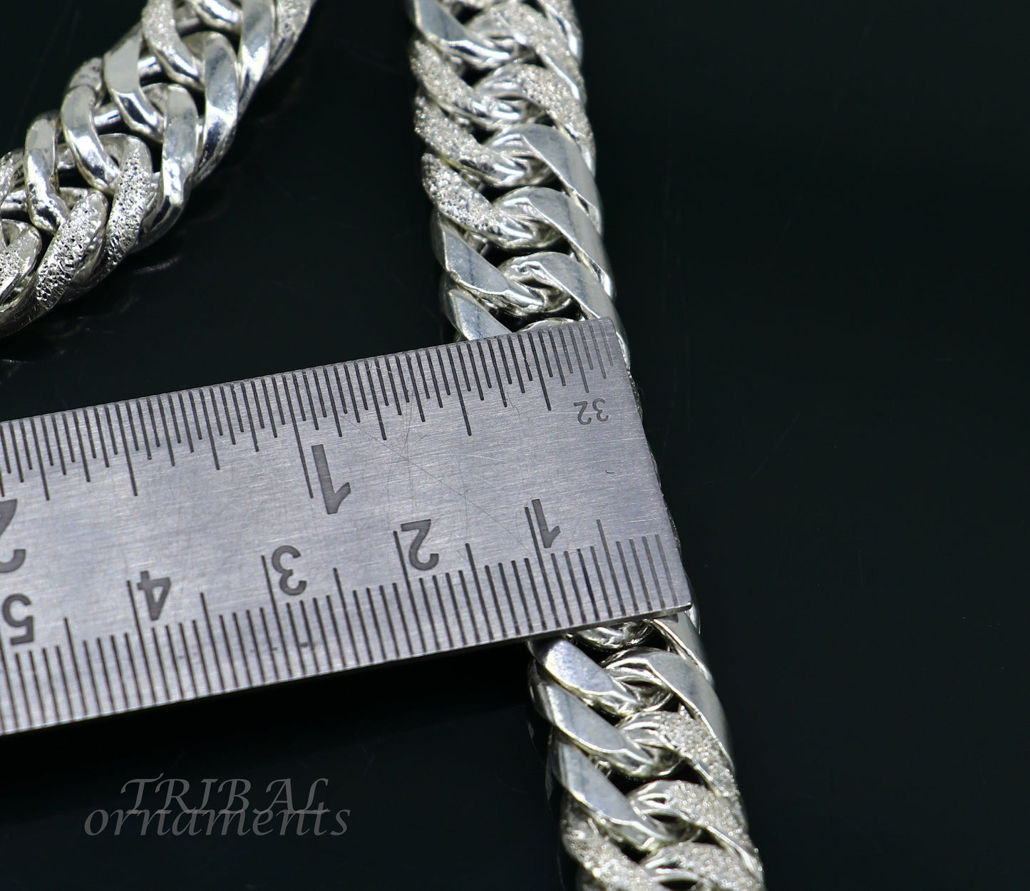 925 sterling silver handmade vintage design link chain, solid heavy necklace chain for boy's men's  wedding gifting jewelry ch162 - TRIBAL ORNAMENTS