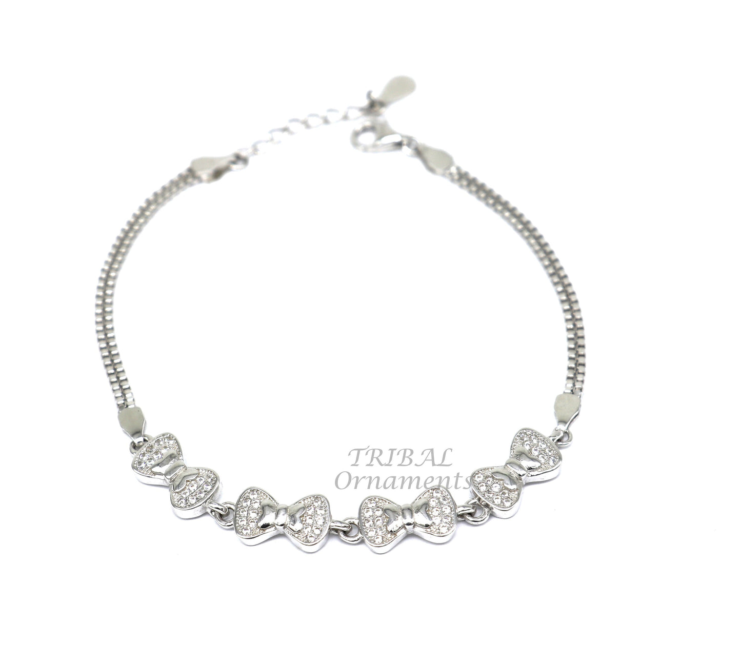 925 sterling silver handmade link chain Bracelet for girl's, Dainty Silver Bracelet, Chain Bracelet Gift For Women's bride jewelry sbr383 - TRIBAL ORNAMENTS