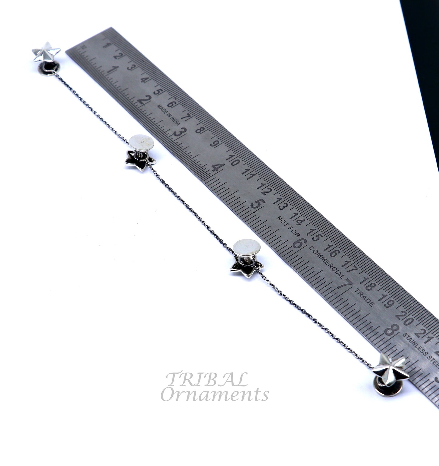 925 Sterling silver handmade gorgeous Star design buttons or cufflinks for men's kurta, best gifting jewelry occasions btn05 - TRIBAL ORNAMENTS