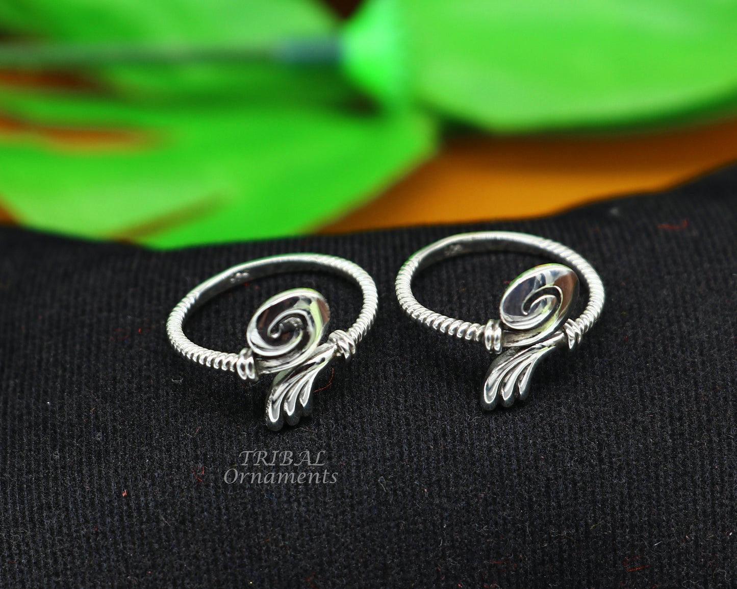 925 sterling silver uniquely handcrafted unique style antique look toe rings. best brides wedding jewelry ethnic tribal jewelry ytr18 - TRIBAL ORNAMENTS