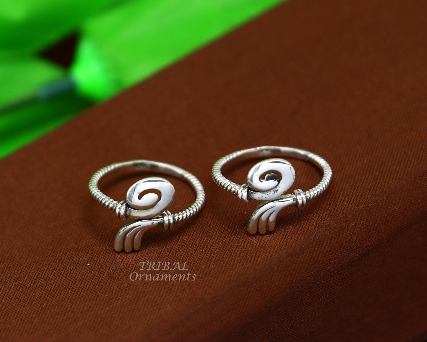 925 sterling silver uniquely handcrafted unique style antique look toe rings. best brides wedding jewelry ethnic tribal jewelry ytr18 - TRIBAL ORNAMENTS