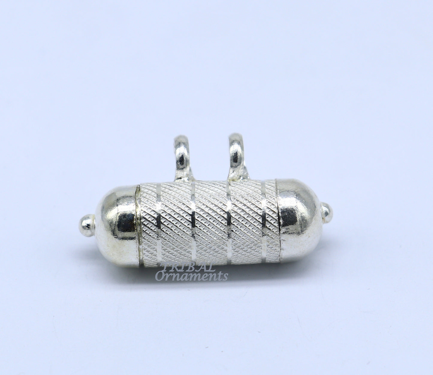 4 cm wide Sterling silver handmade vintage customized design amulet pendant, box pendant, container pendant excellent gifting jewelry nsp470 - TRIBAL ORNAMENTS