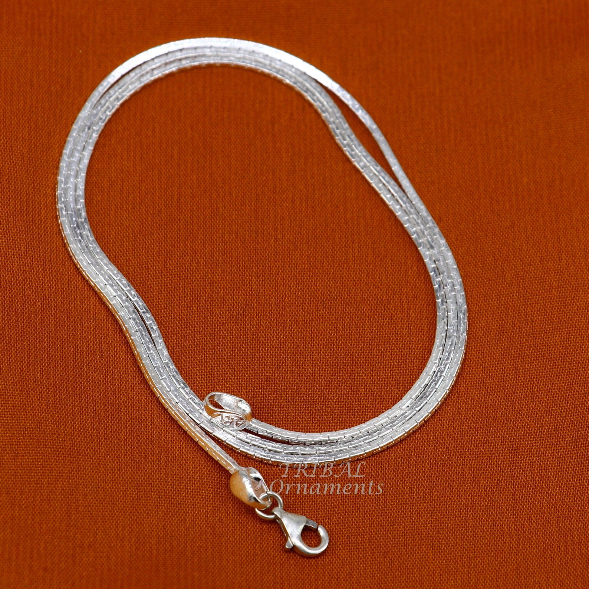 23.5 inches long Vintage design handmade solid chain, fabulous customized tribal belly dance jewelry from india nch170 - TRIBAL ORNAMENTS